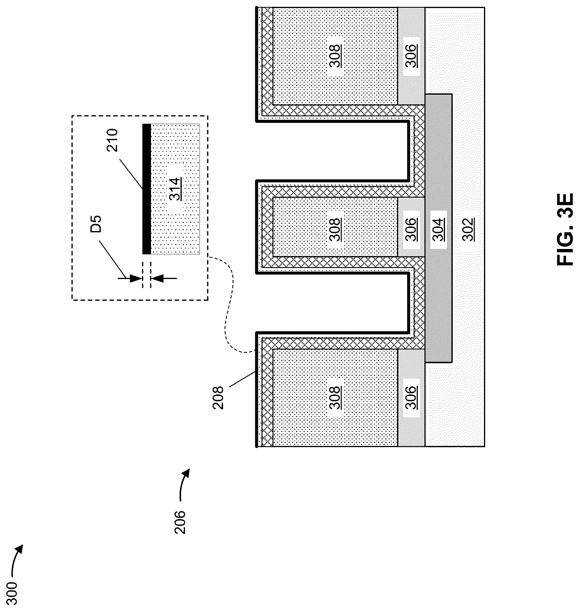 Patent US12328886 Figure 7 – Metal-insulator-metal capacitor and methods of manufacturing