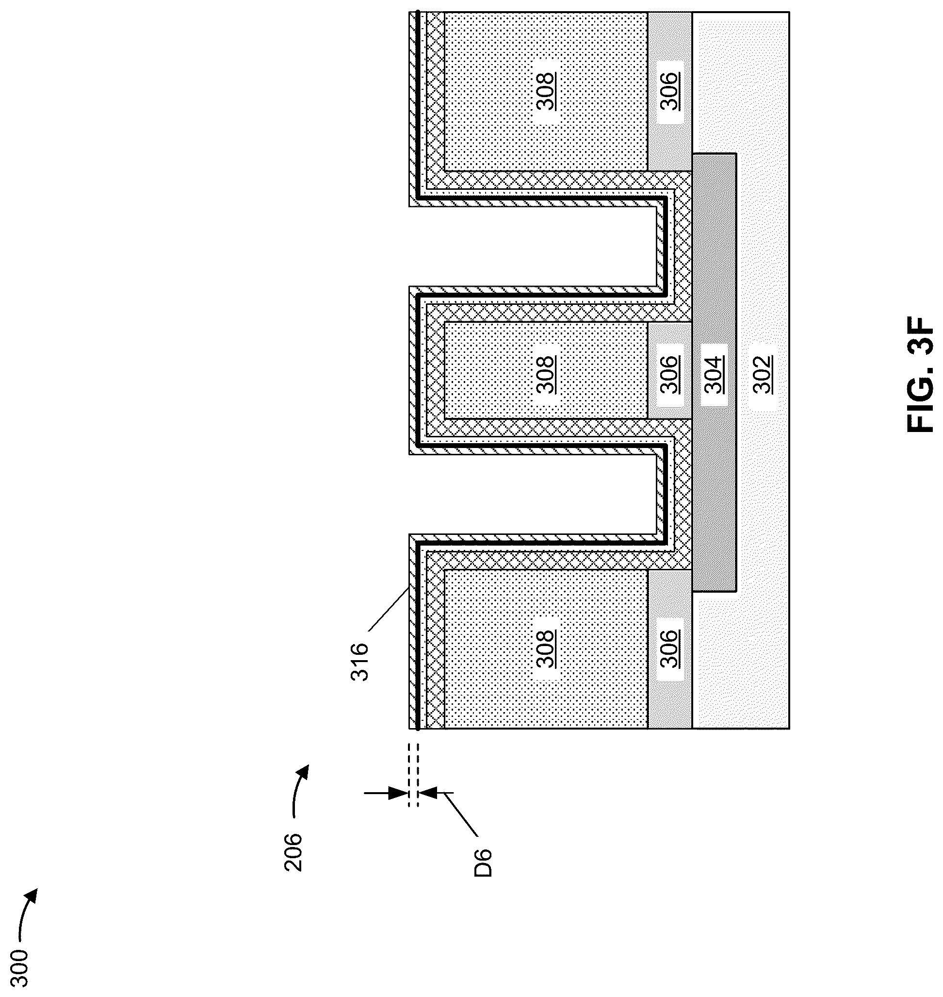 Patent US12328886 Figure 8 – Metal-insulator-metal capacitor and methods of manufacturing