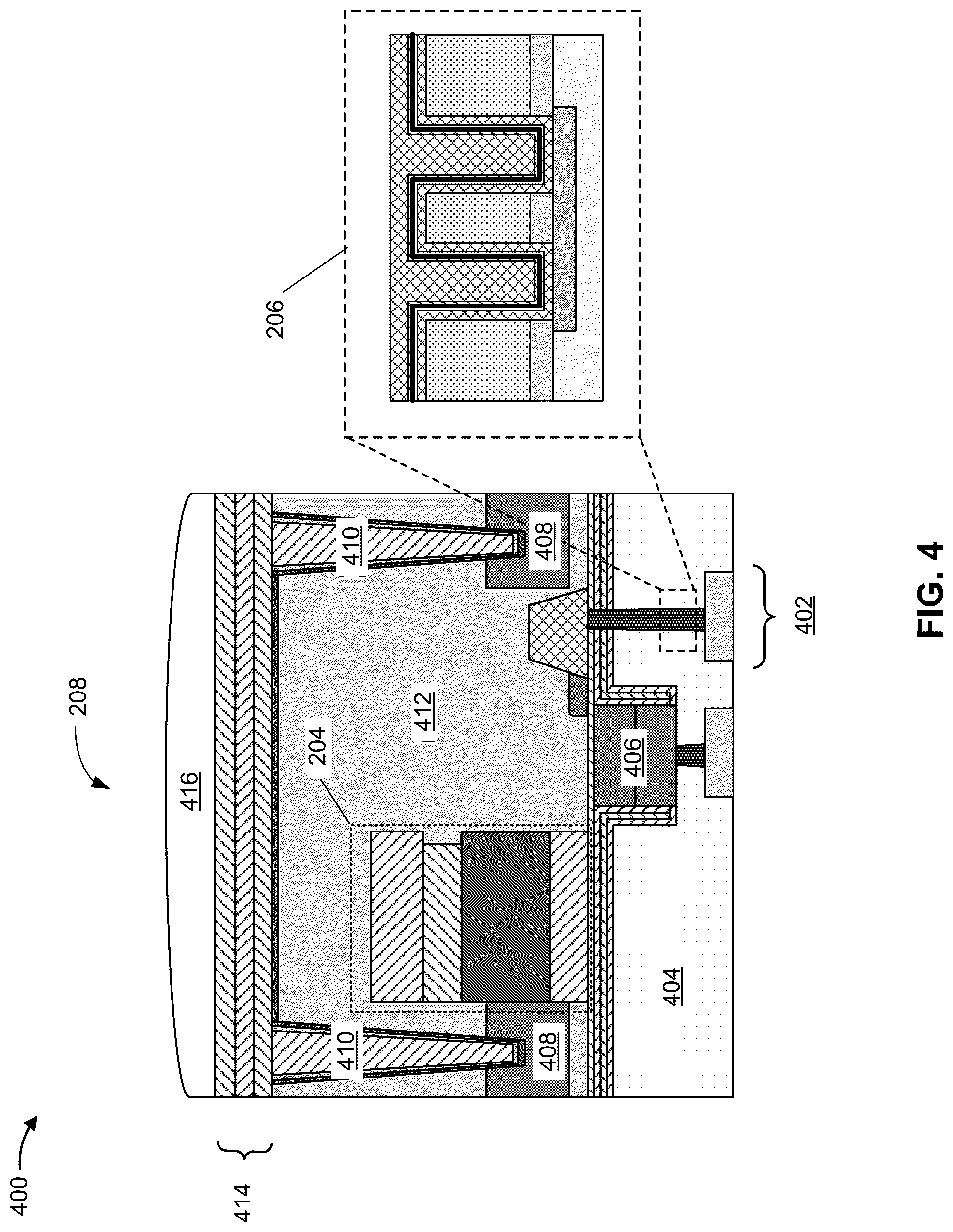 Patent US12328886 Figure 10 – Metal-insulator-metal capacitor and methods of manufacturing