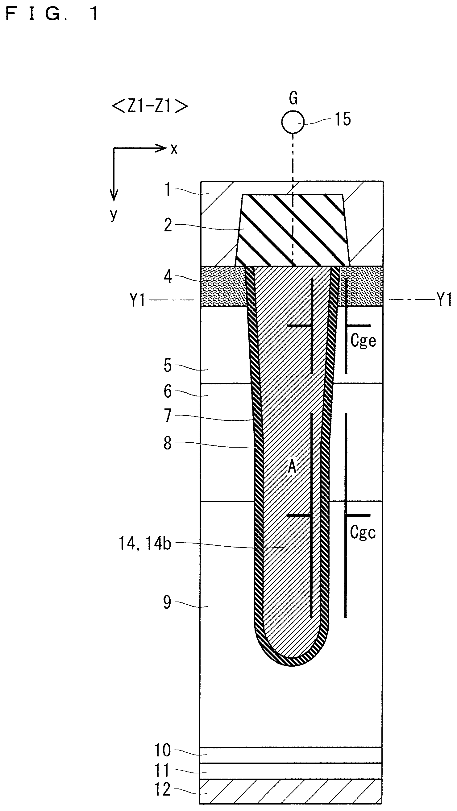 Patent US12328887 Figure 1 – Semiconductor device and method of manufacturing semiconductor device