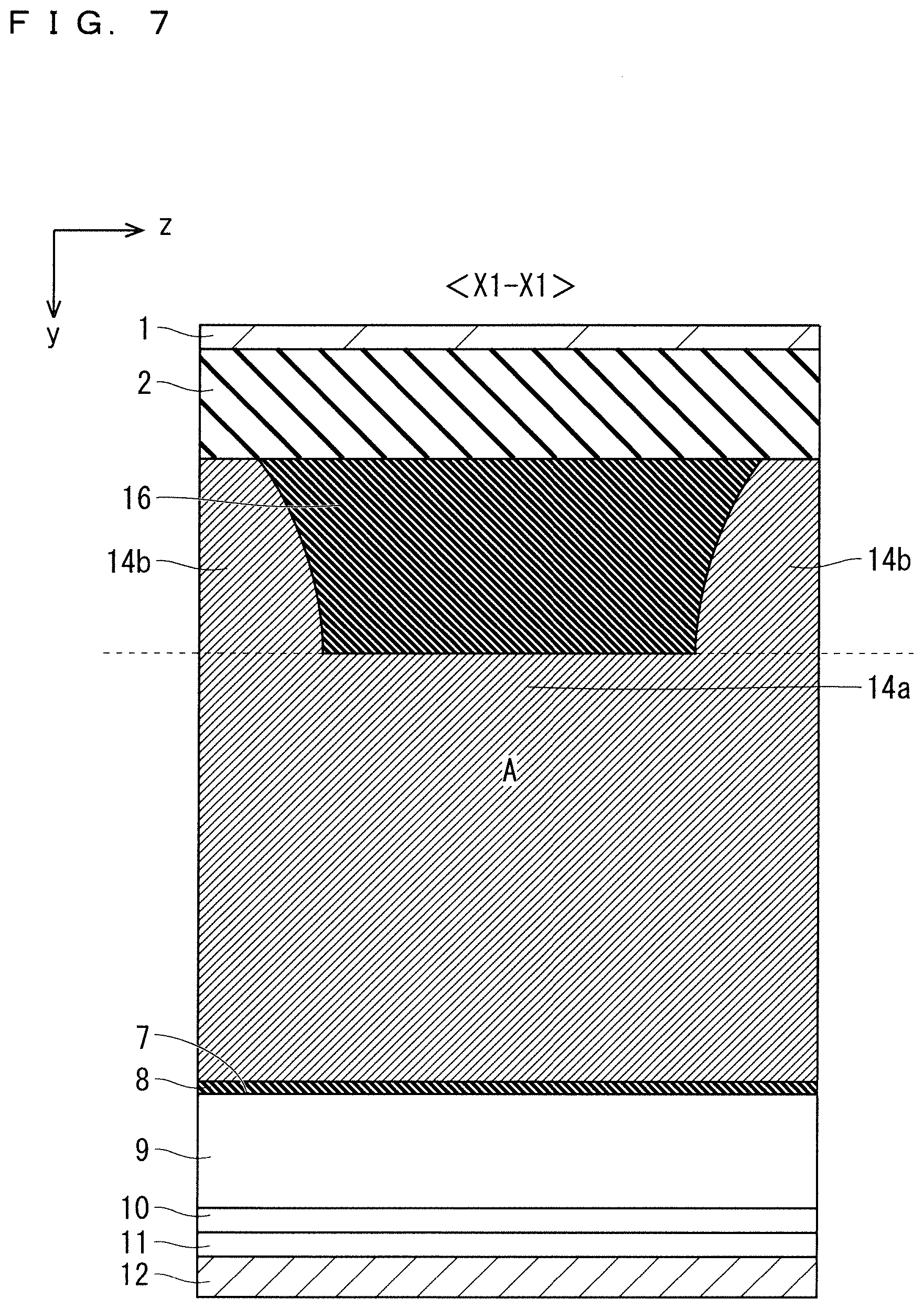 Patent US12328887 Figure 7 – Semiconductor device and method of manufacturing semiconductor device