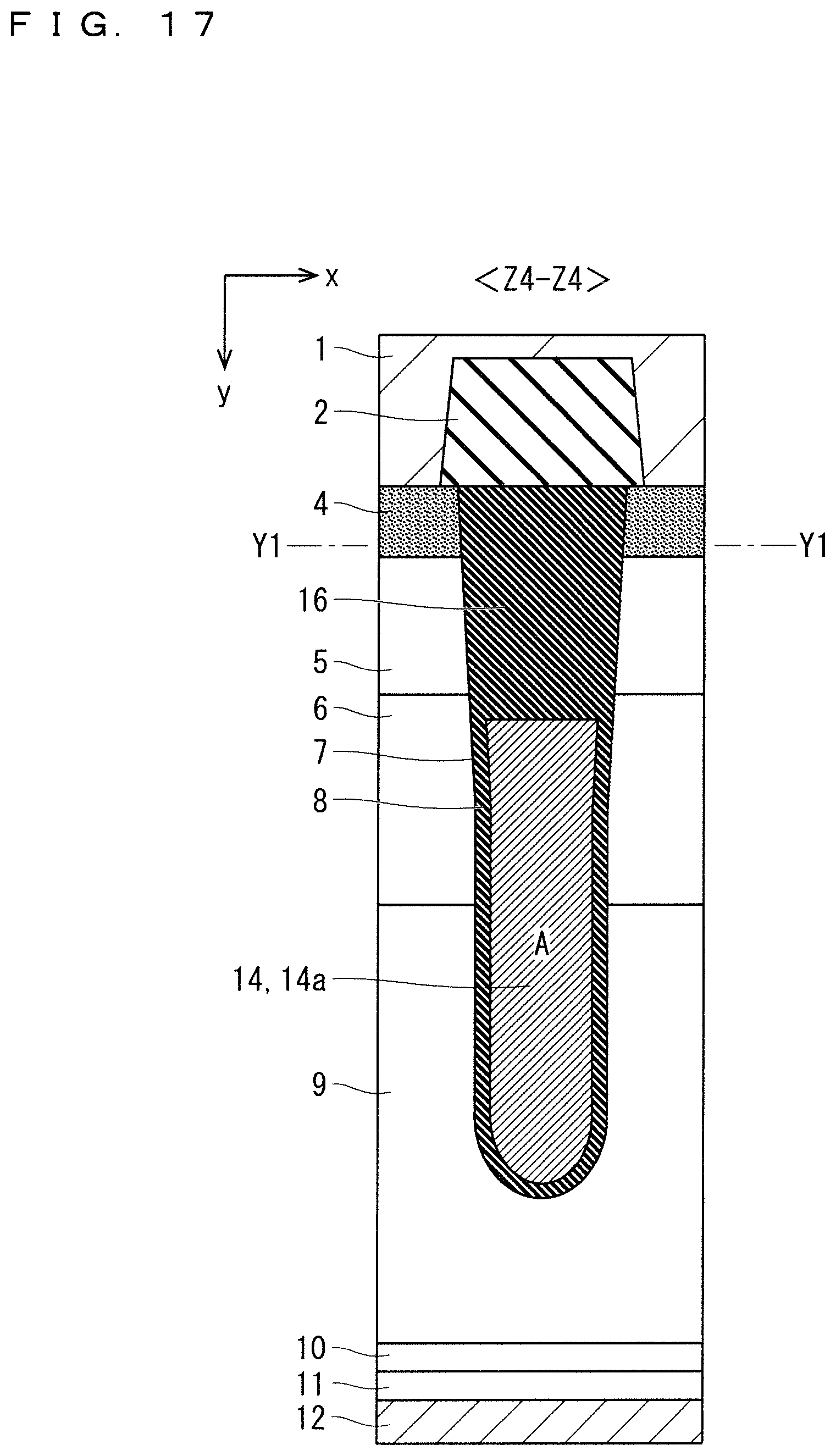 Patent US12328887 Figure 17 – Semiconductor device and method of manufacturing semiconductor device