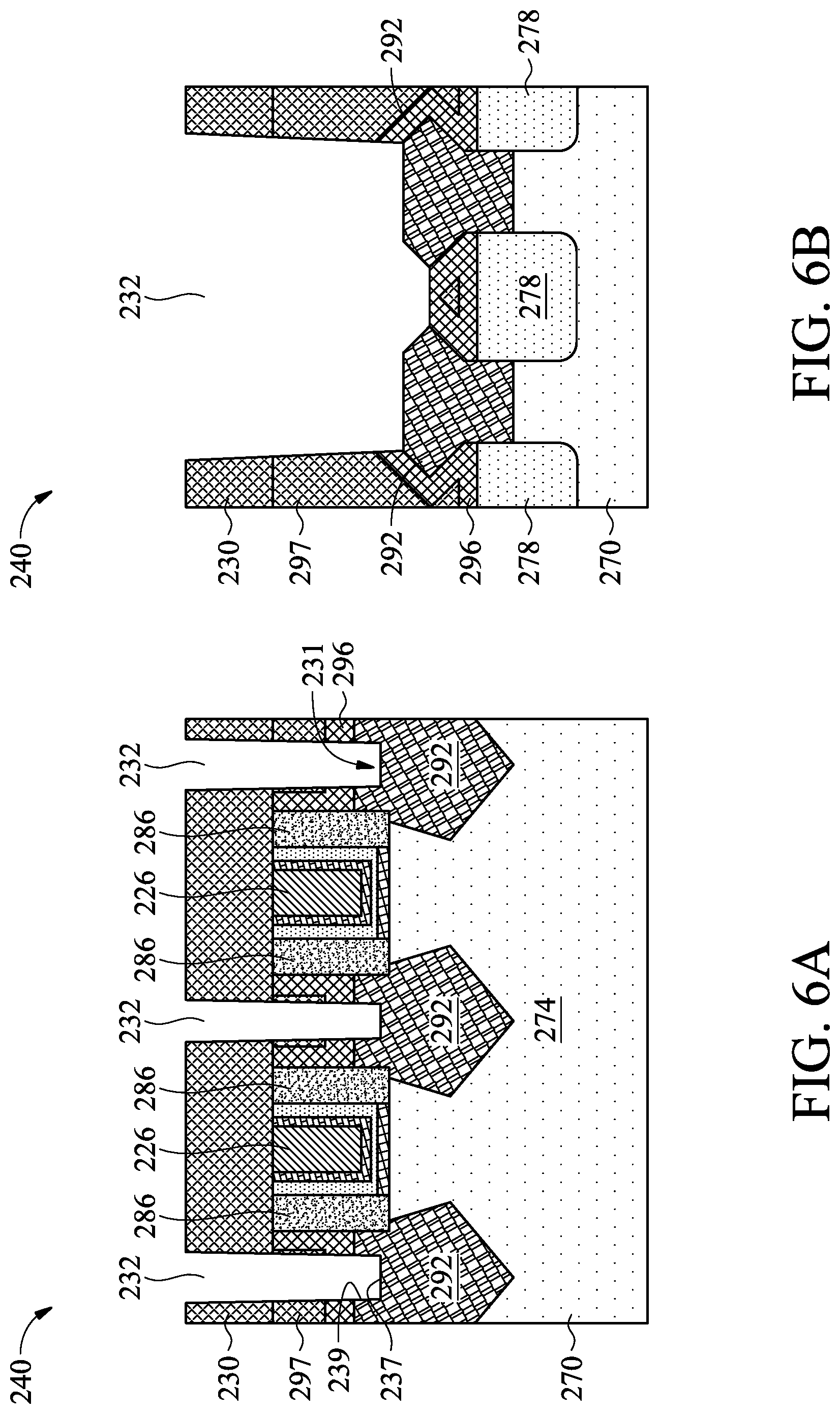 Patent US12328890 Figure 6 – Contact with a silicide region