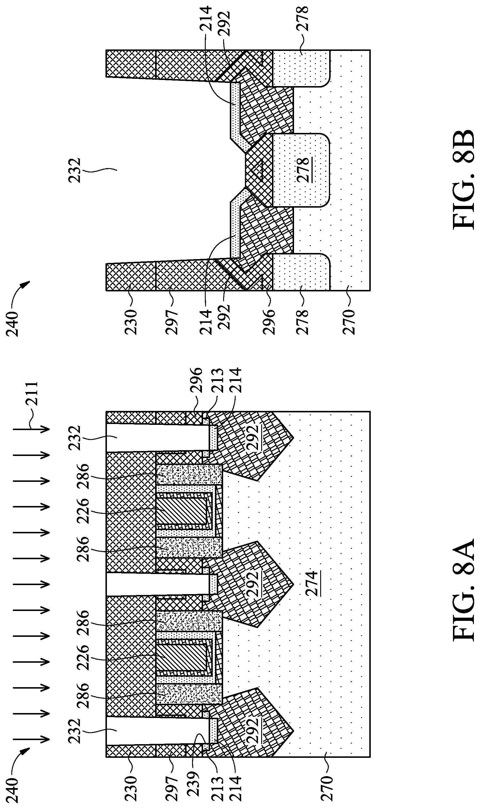 Patent US12328890 Figure 8 – Contact with a silicide region