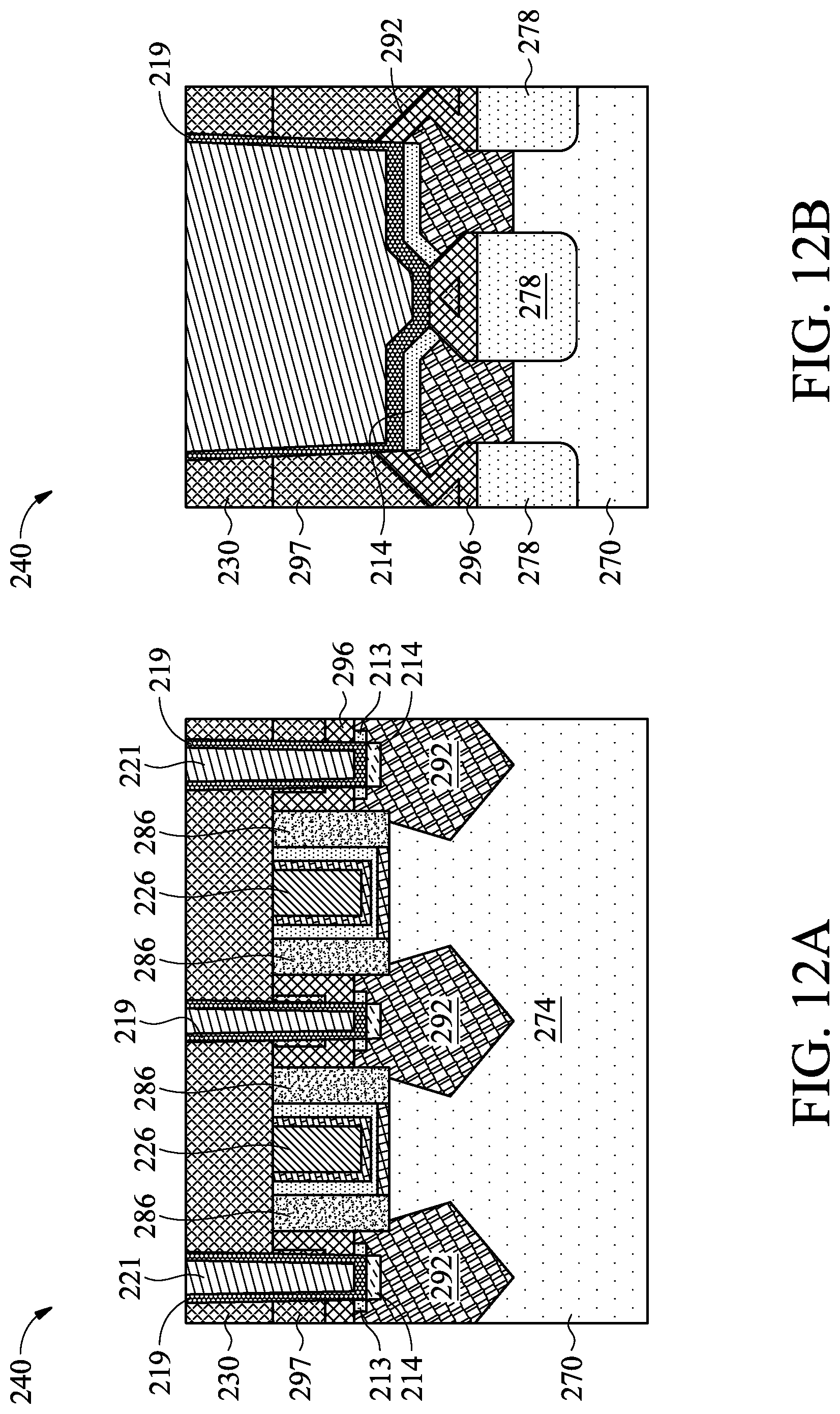 Patent US12328890 Figure 11 – Contact with a silicide region