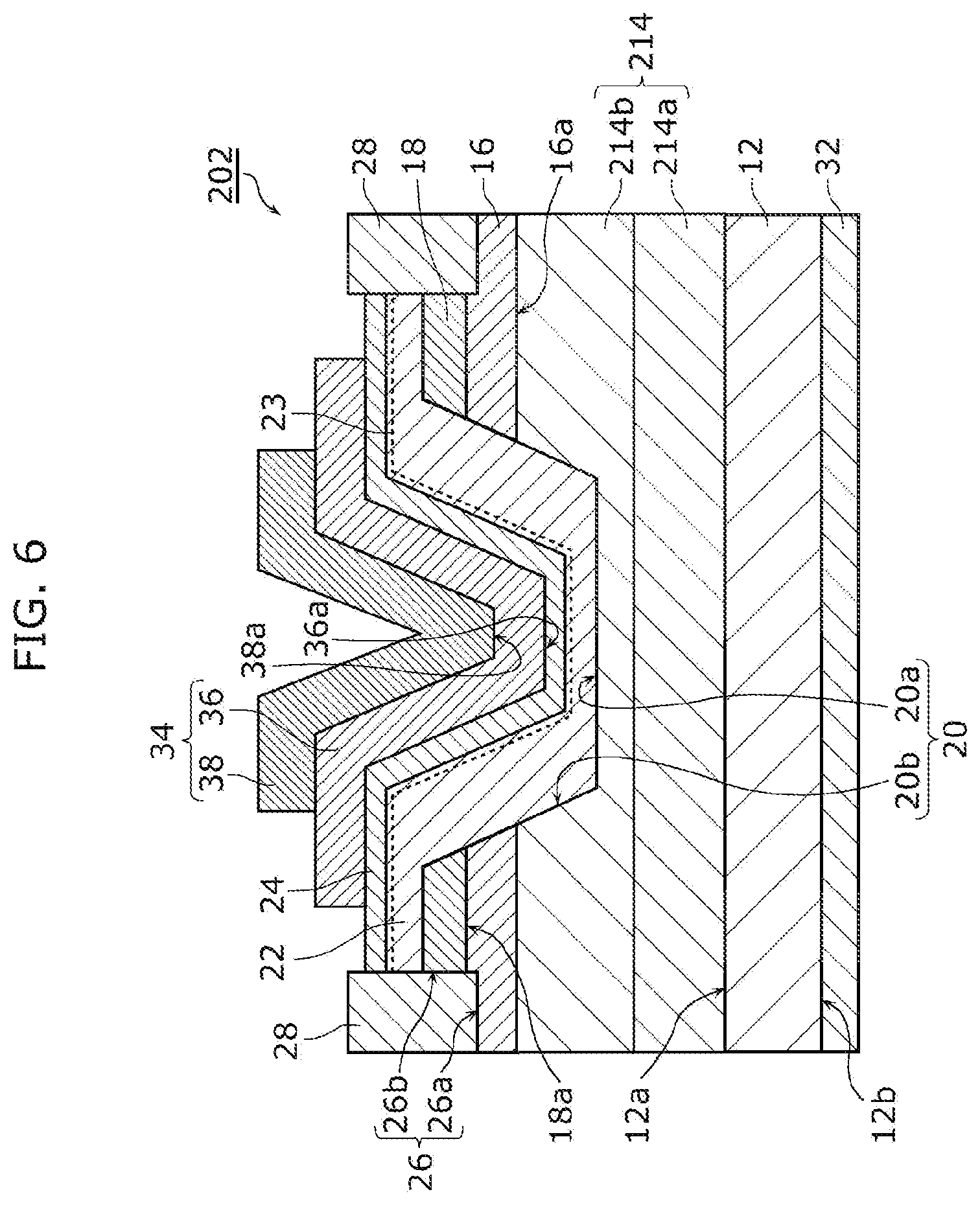 Patent US12328894 Figure 6 – Nitride semiconductor device