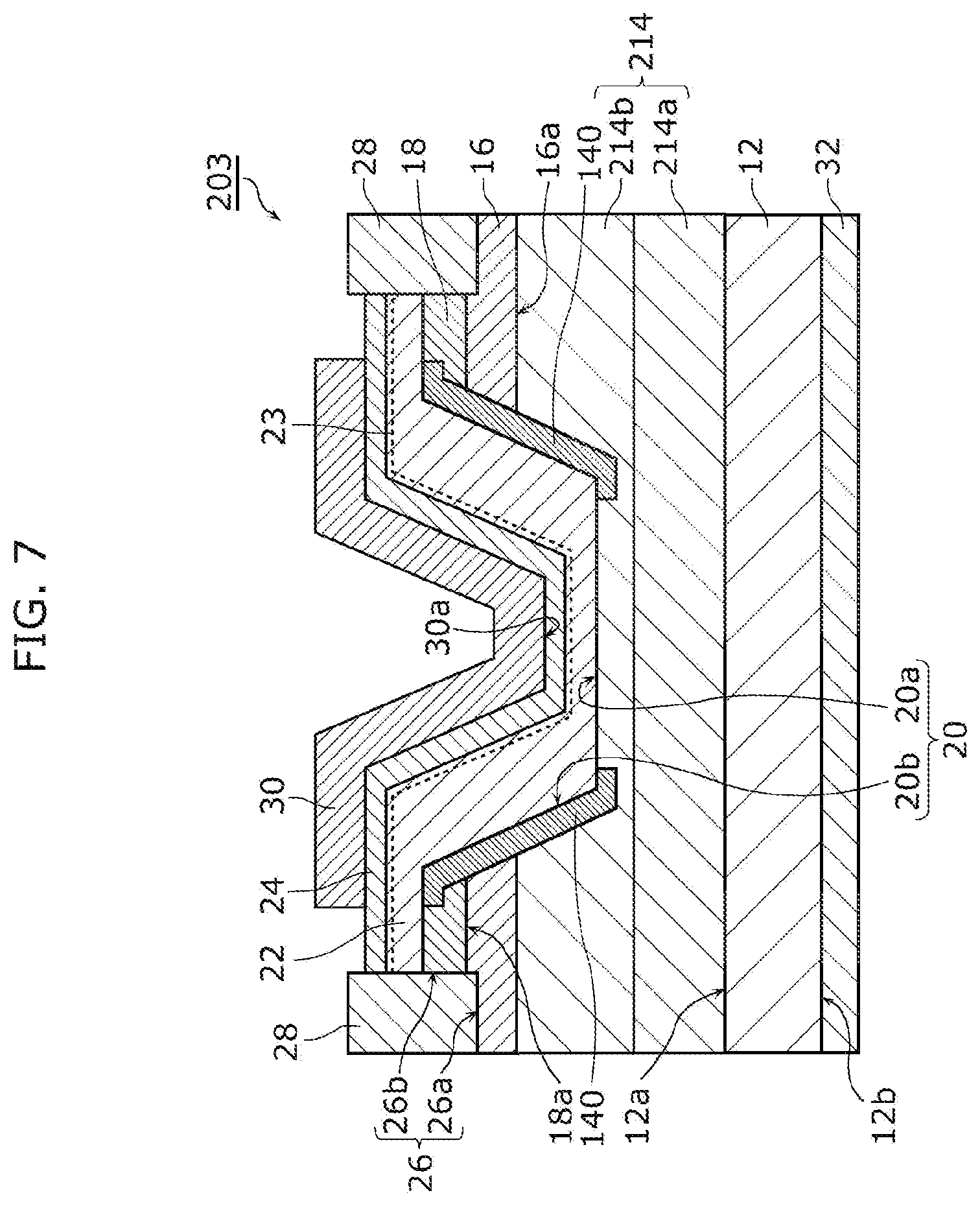 Patent US12328894 Figure 7 – Nitride semiconductor device