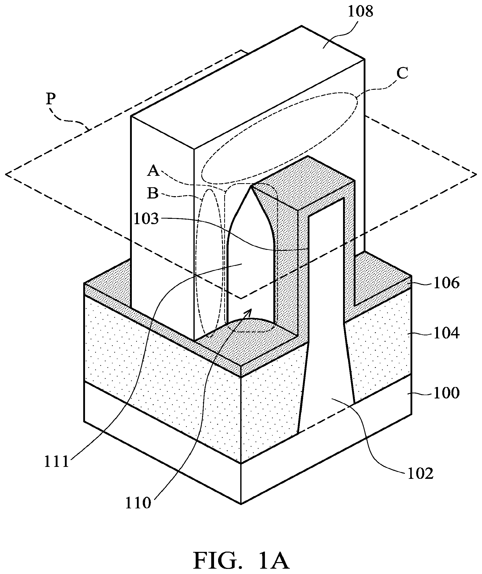 Patent US12328897 Figure 1 – Structure and formation method of semiconductor device structure