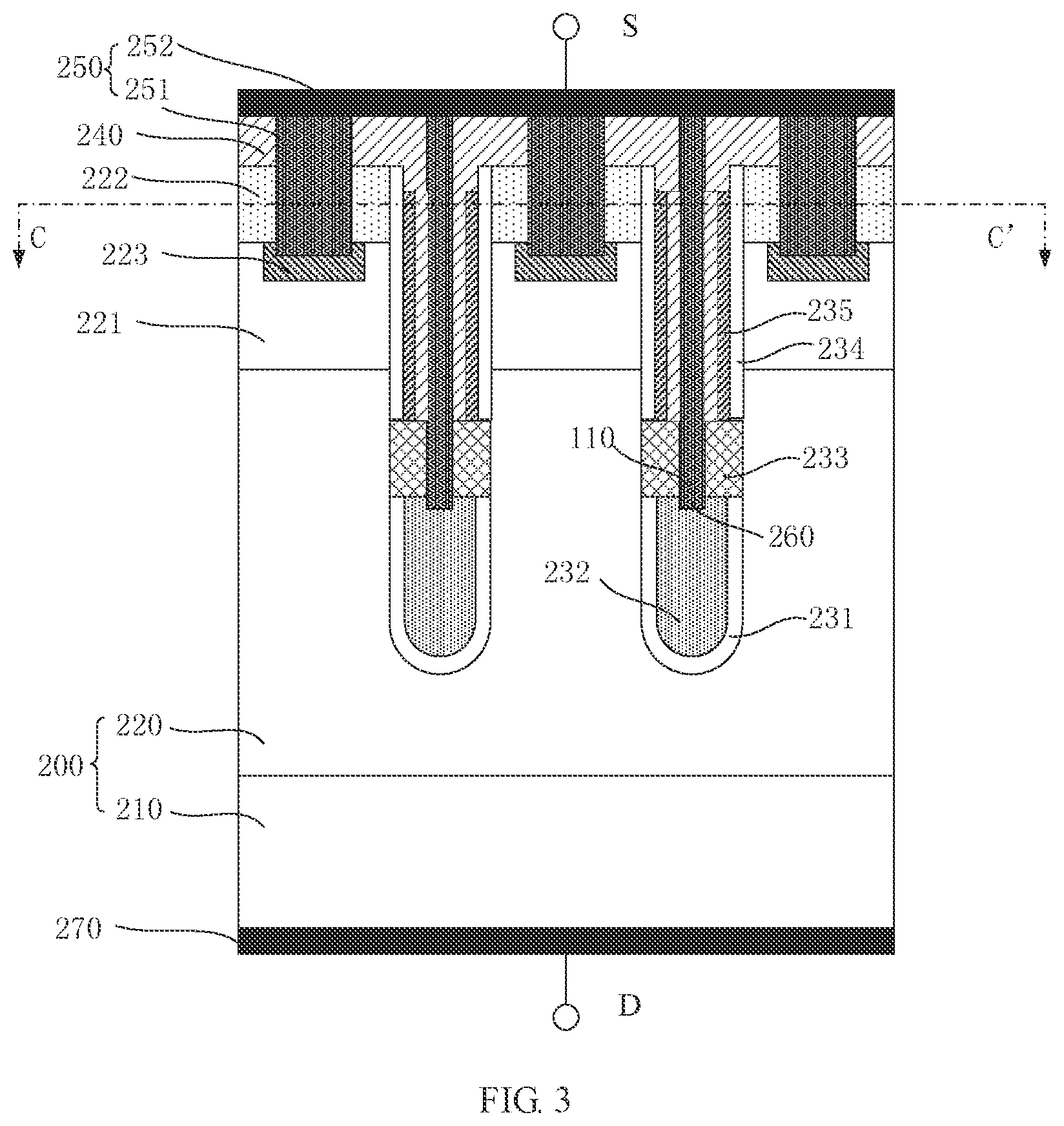 Patent US12328899 Figure 2 – Semiconductor device and method for manufacturing semiconductor device