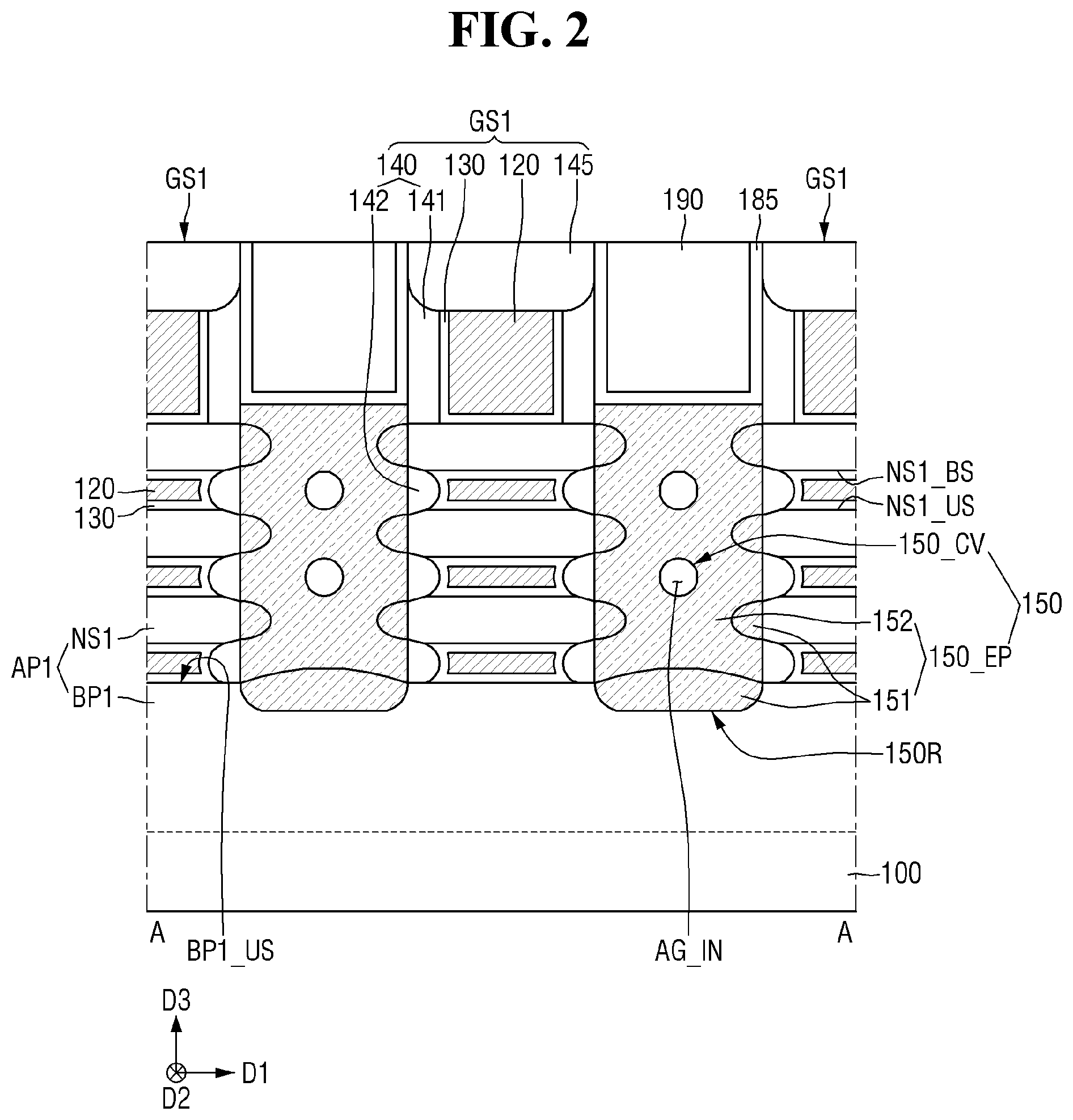 Patent US12328902 Figure 2 – Semiconductor devices