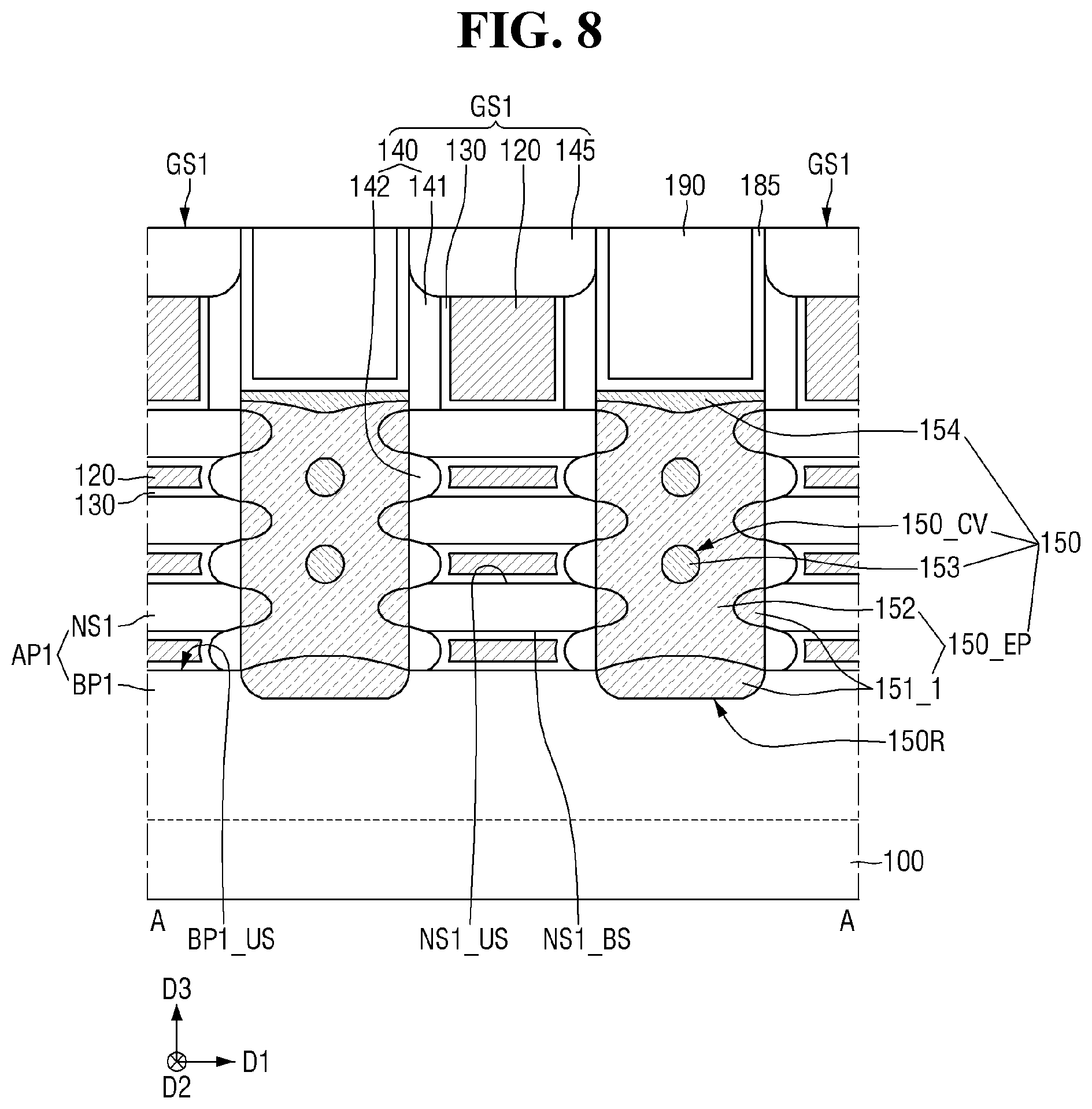 Patent US12328902 Figure 9 – Semiconductor devices