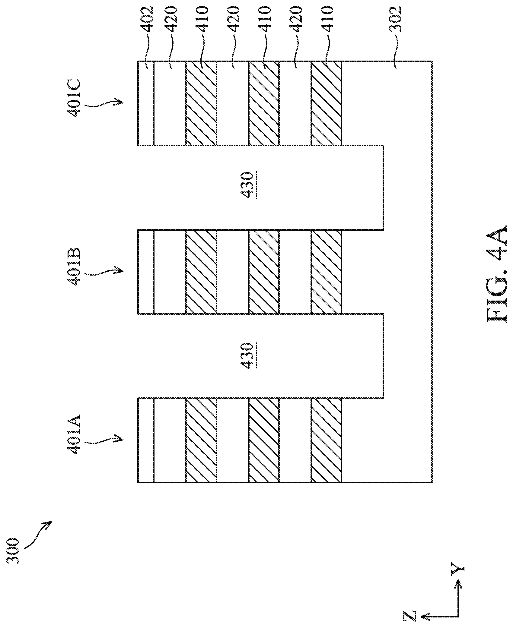 Patent US12328903 Figure 4 – Semiconductor devices and methods of manufacturing thereof