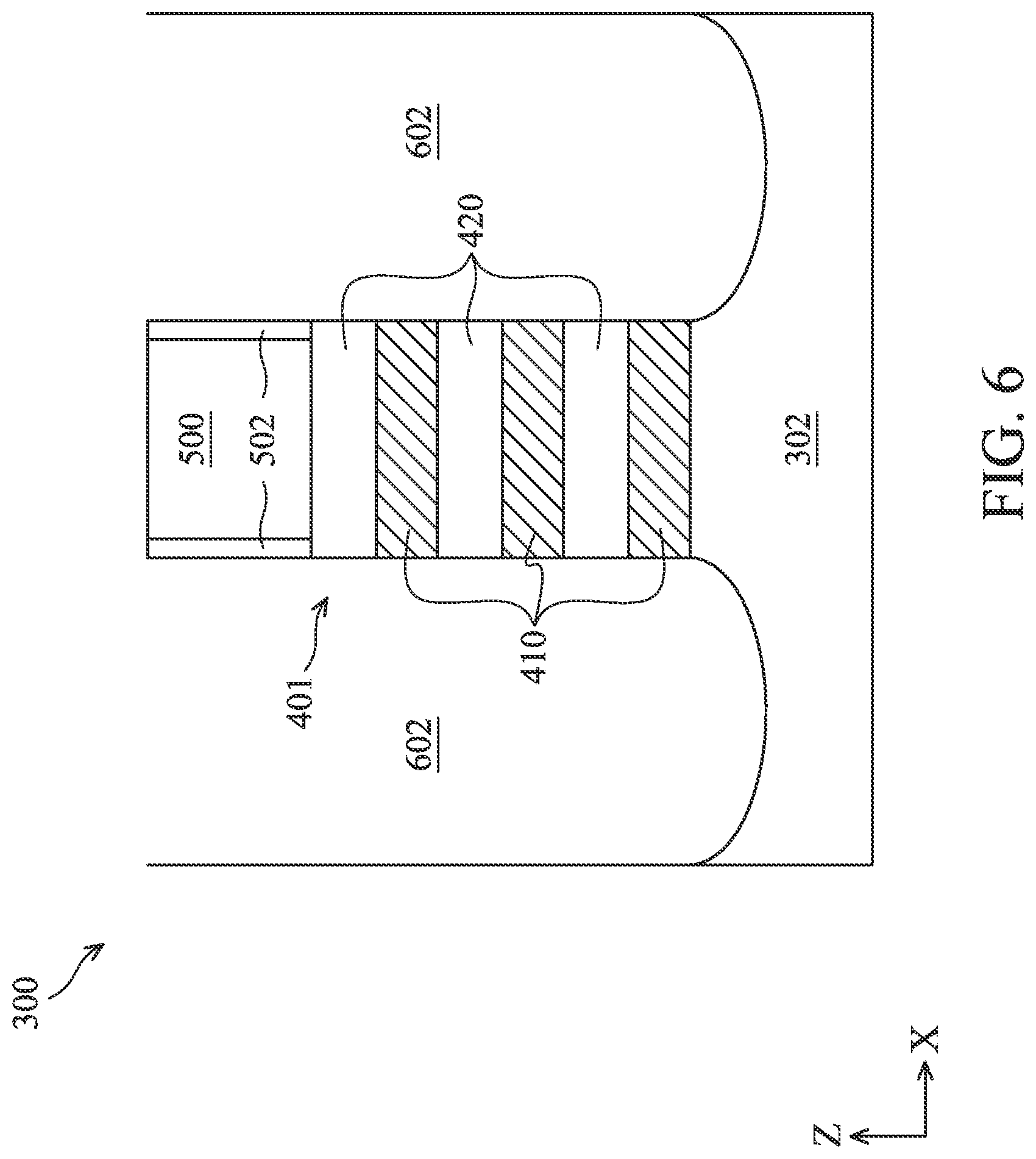 Patent US12328903 Figure 8 – Semiconductor devices and methods of manufacturing thereof