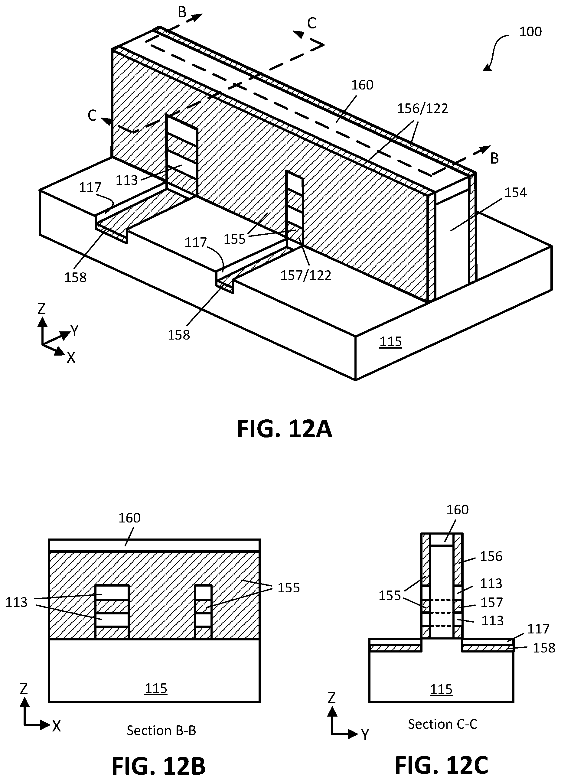 Patent US12328905 Figure 9 – Cavity spacer for nanowire transistors