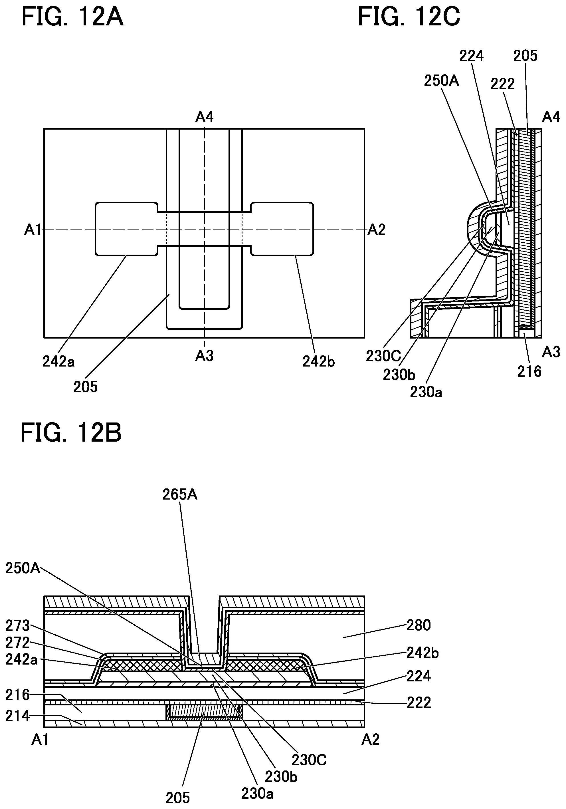 Patent US12328908 Figure 12 – Semiconductor device and method for manufacturing semiconductor device