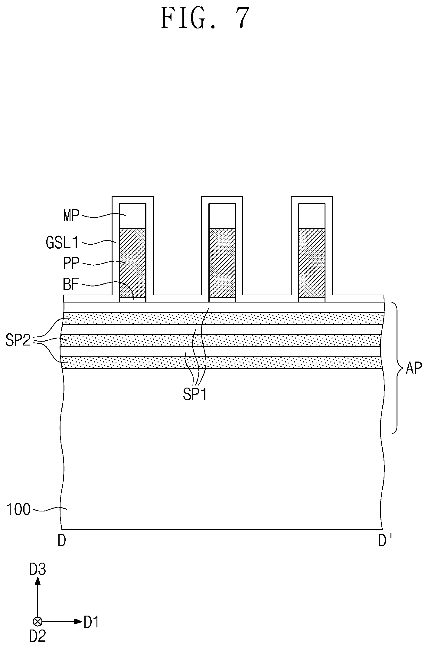 Patent US12328909 Figure 14 – Semiconductor devices and methods of fabricating the same
