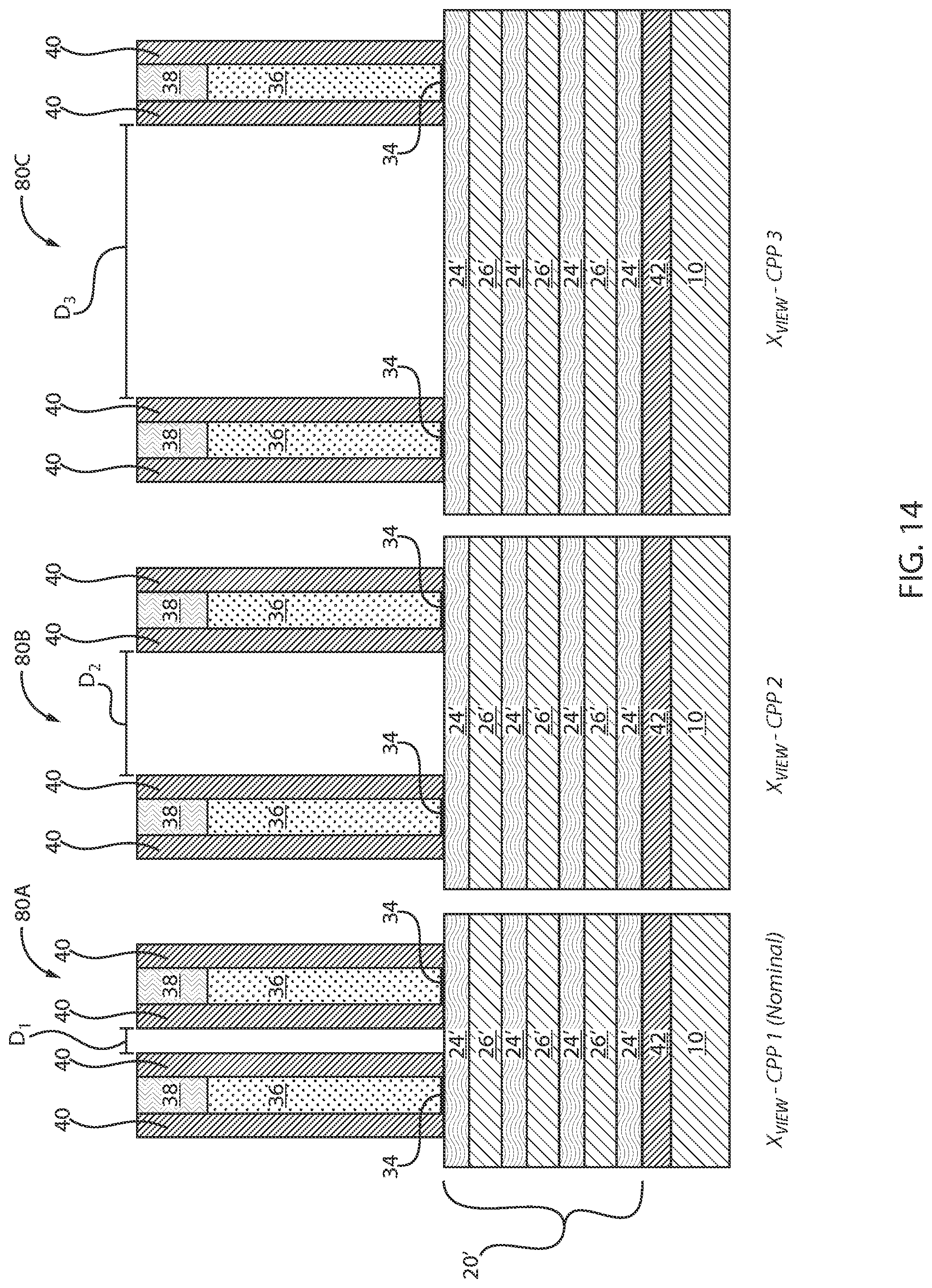 Patent US12328916 Figure 14 – CPP-agnostic source-drain contact formation for gate-all-around devices with dielectric isolation