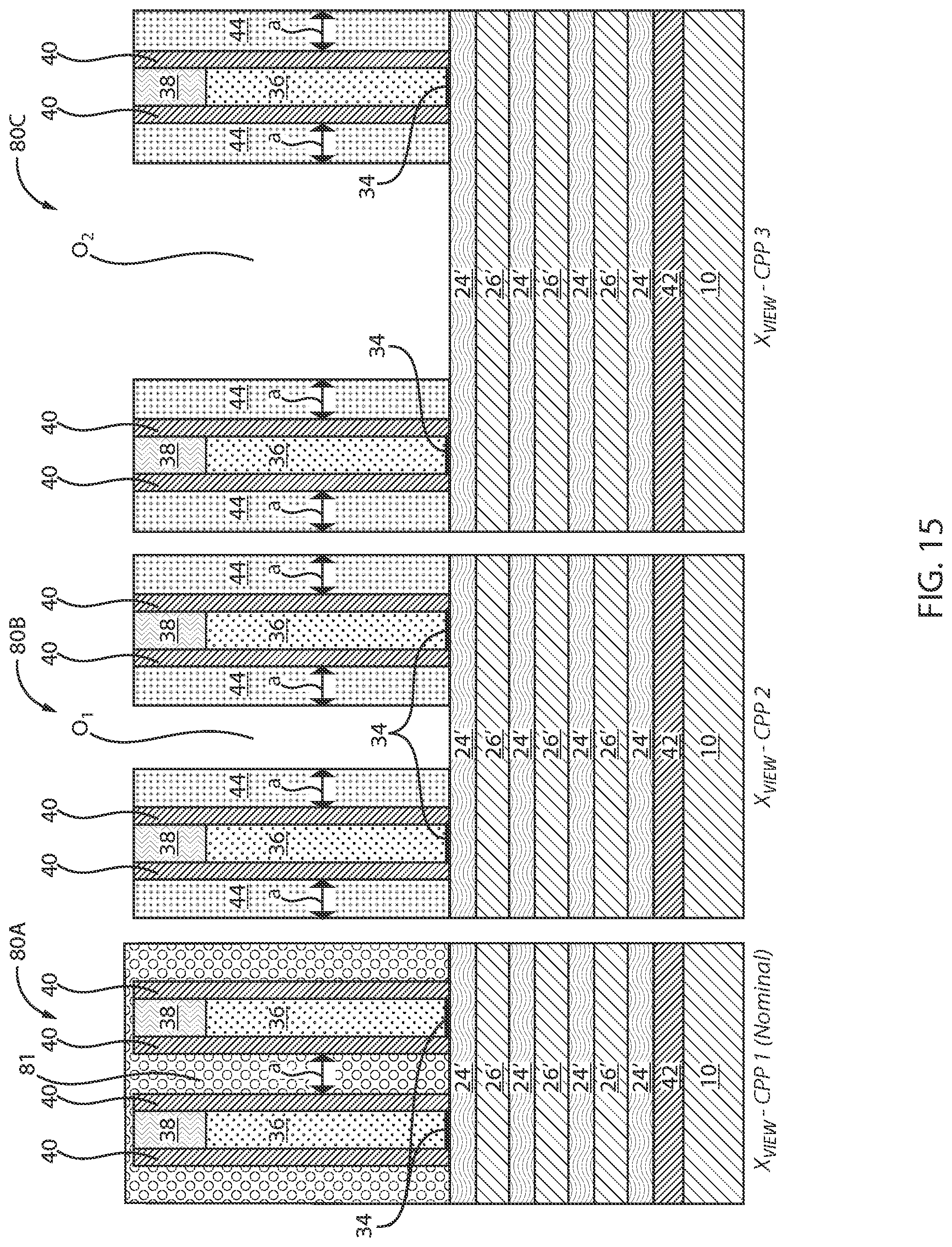 Patent US12328916 Figure 15 – CPP-agnostic source-drain contact formation for gate-all-around devices with dielectric isolation