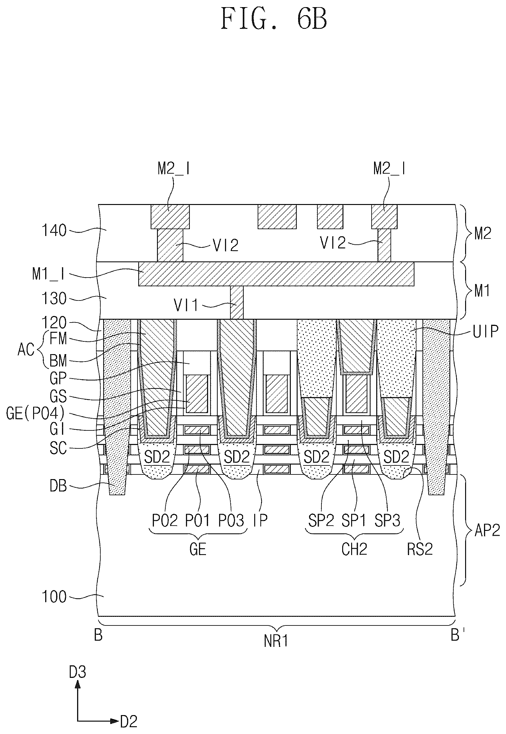 Patent US12328921 Figure 7 – Semiconductor device and method of fabricating the same