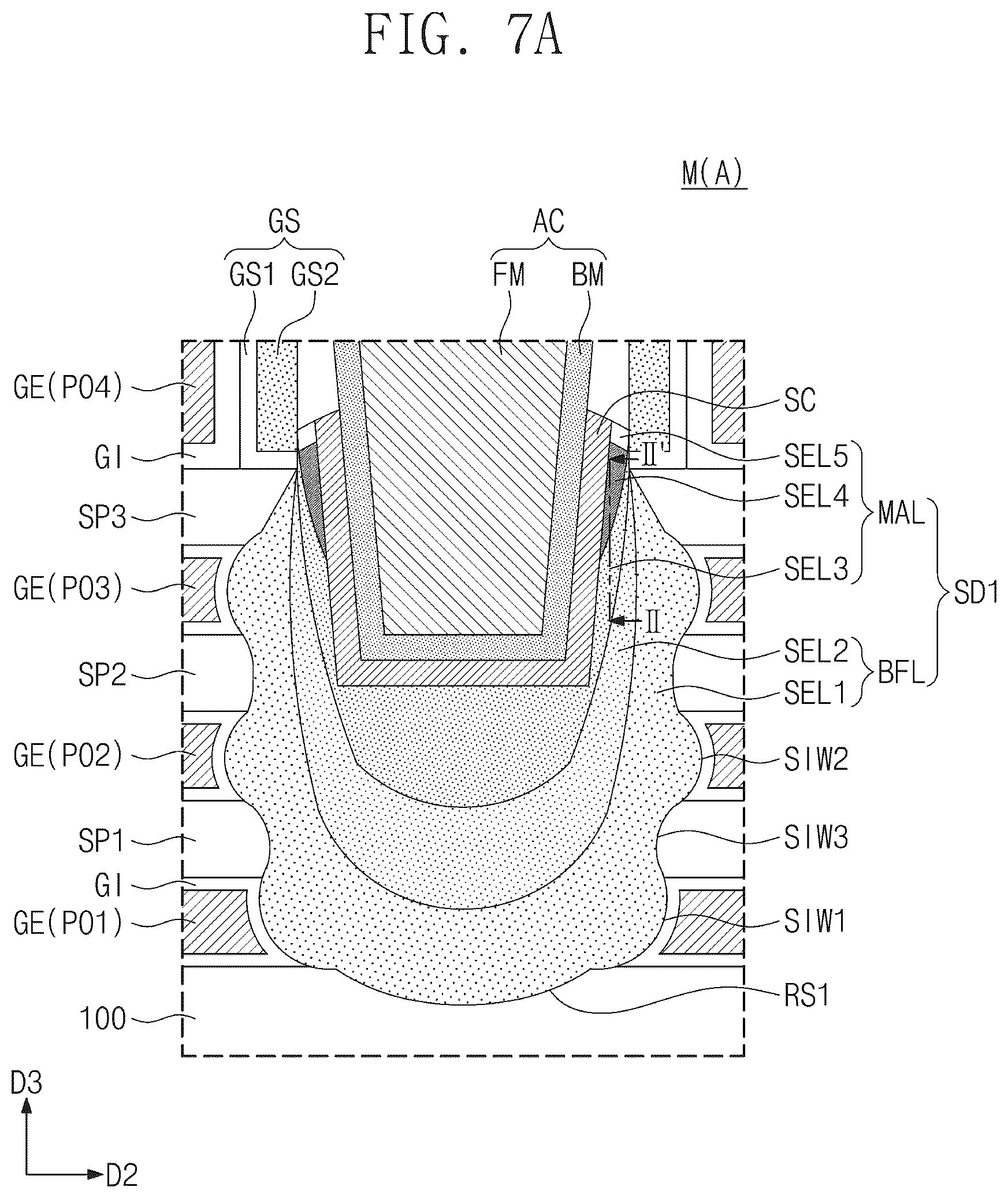 Patent US12328921 Figure 10 – Semiconductor device and method of fabricating the same
