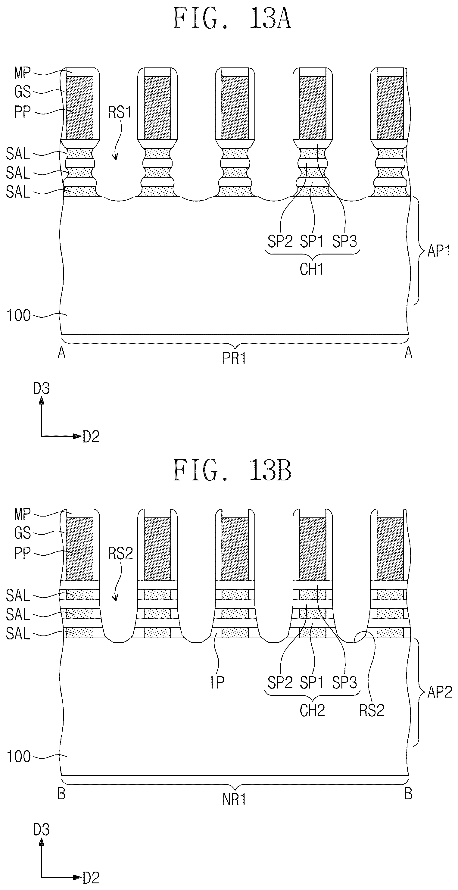 Patent US12328921 Figure 19 – Semiconductor device and method of fabricating the same