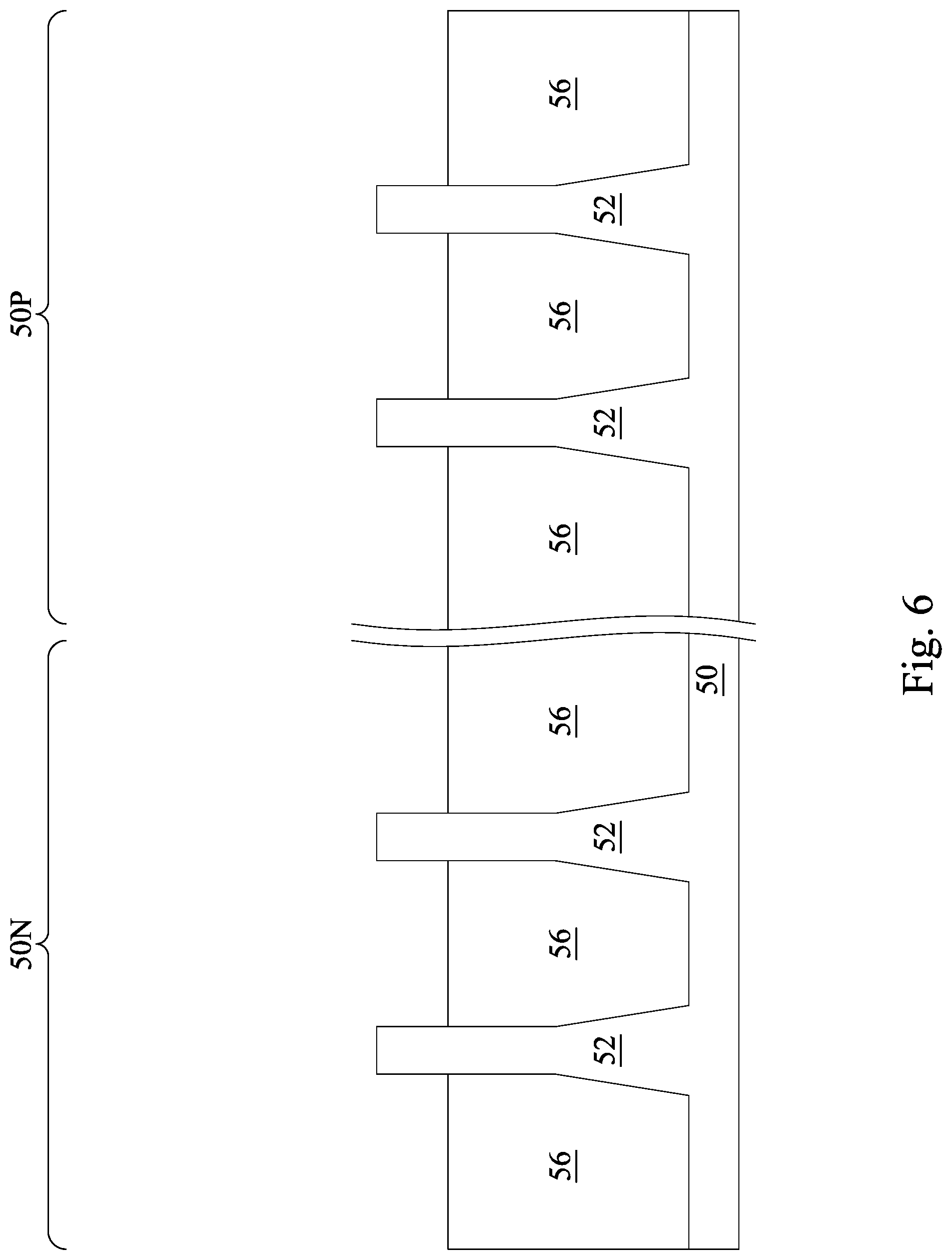Patent US12328923 Figure 6 – Gate electrode deposition and structure formed thereby