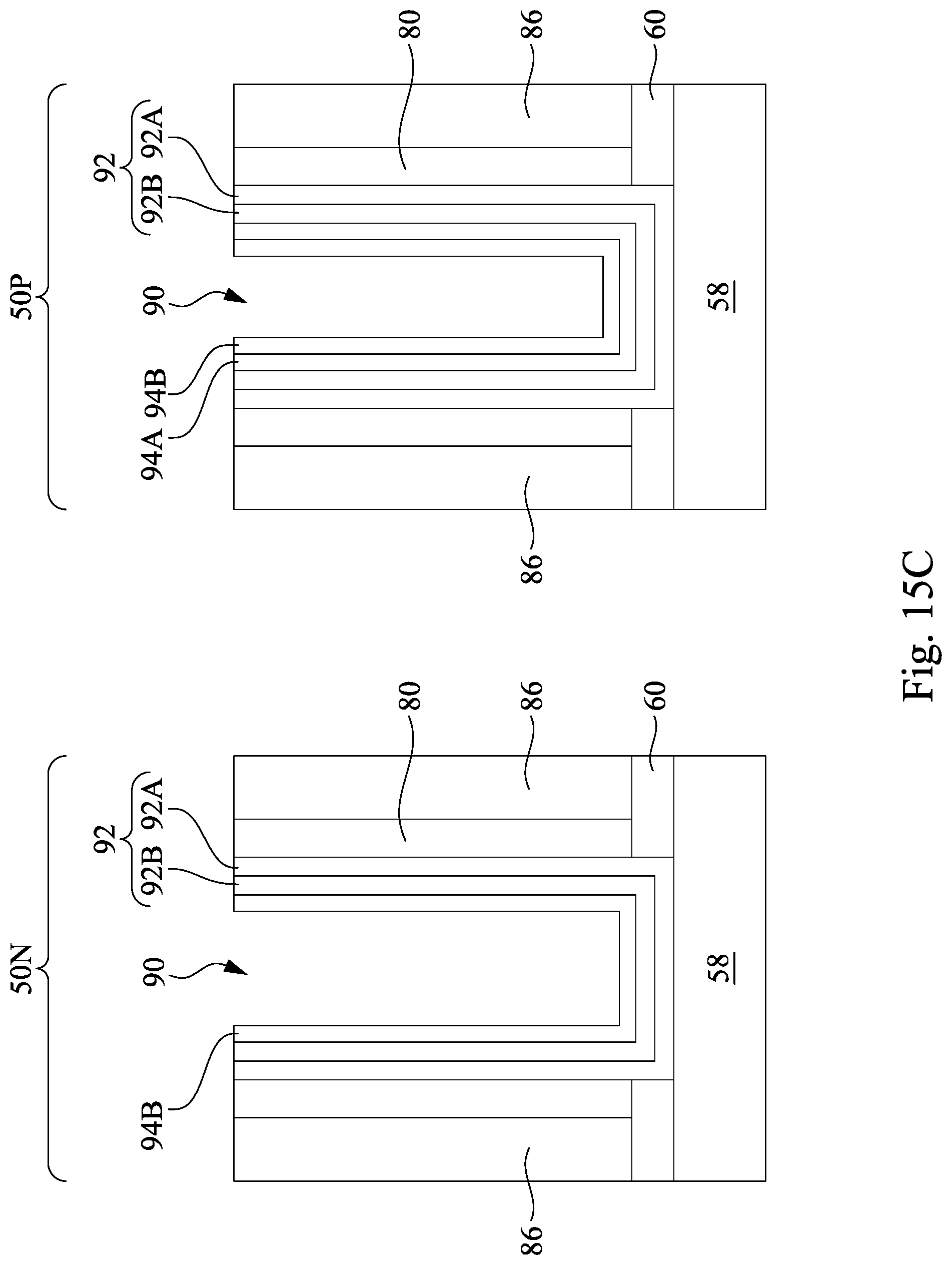 Patent US12328923 Figure 19 – Gate electrode deposition and structure formed thereby