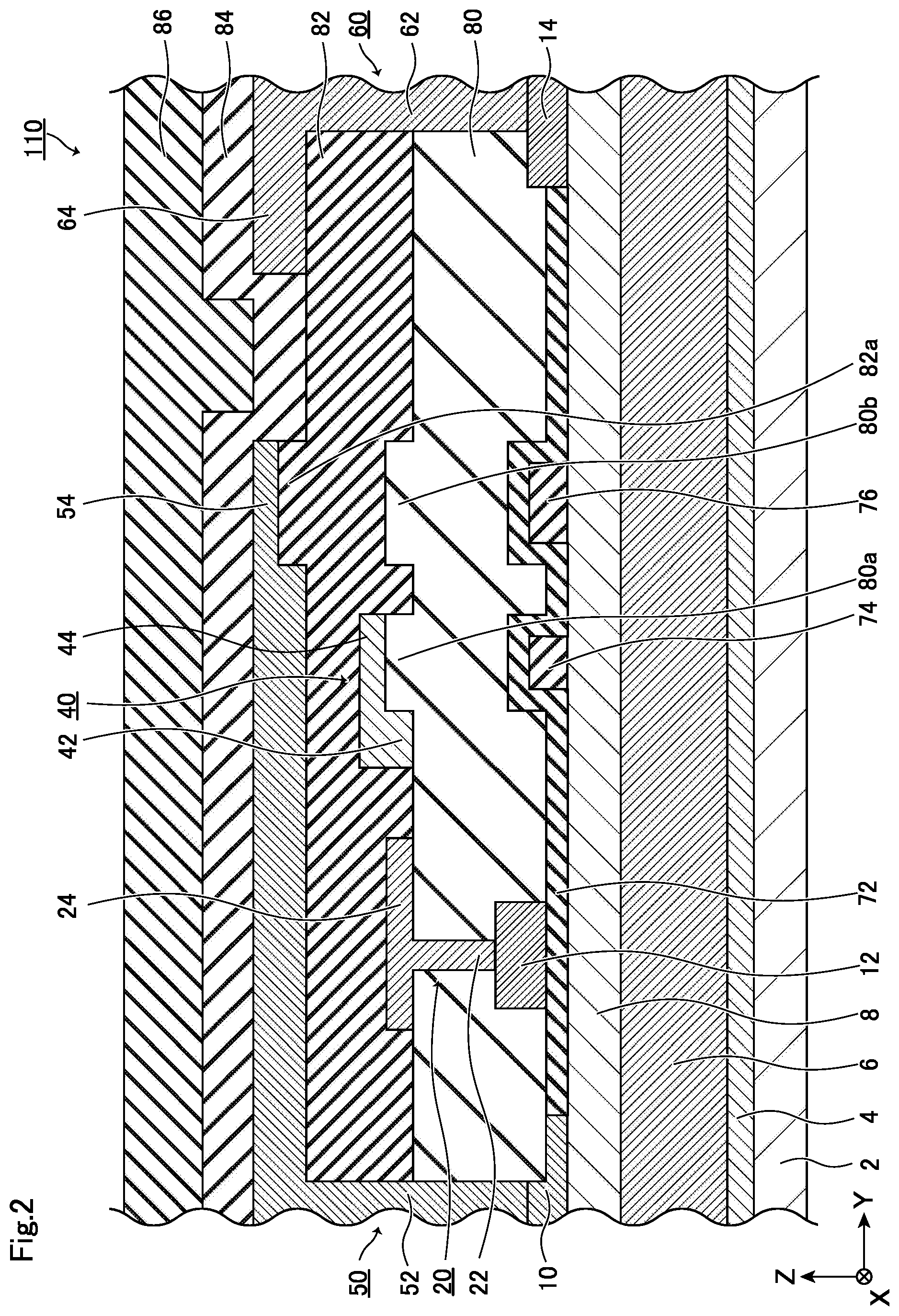 Patent US12328924 Figure 2 – Semiconductor device