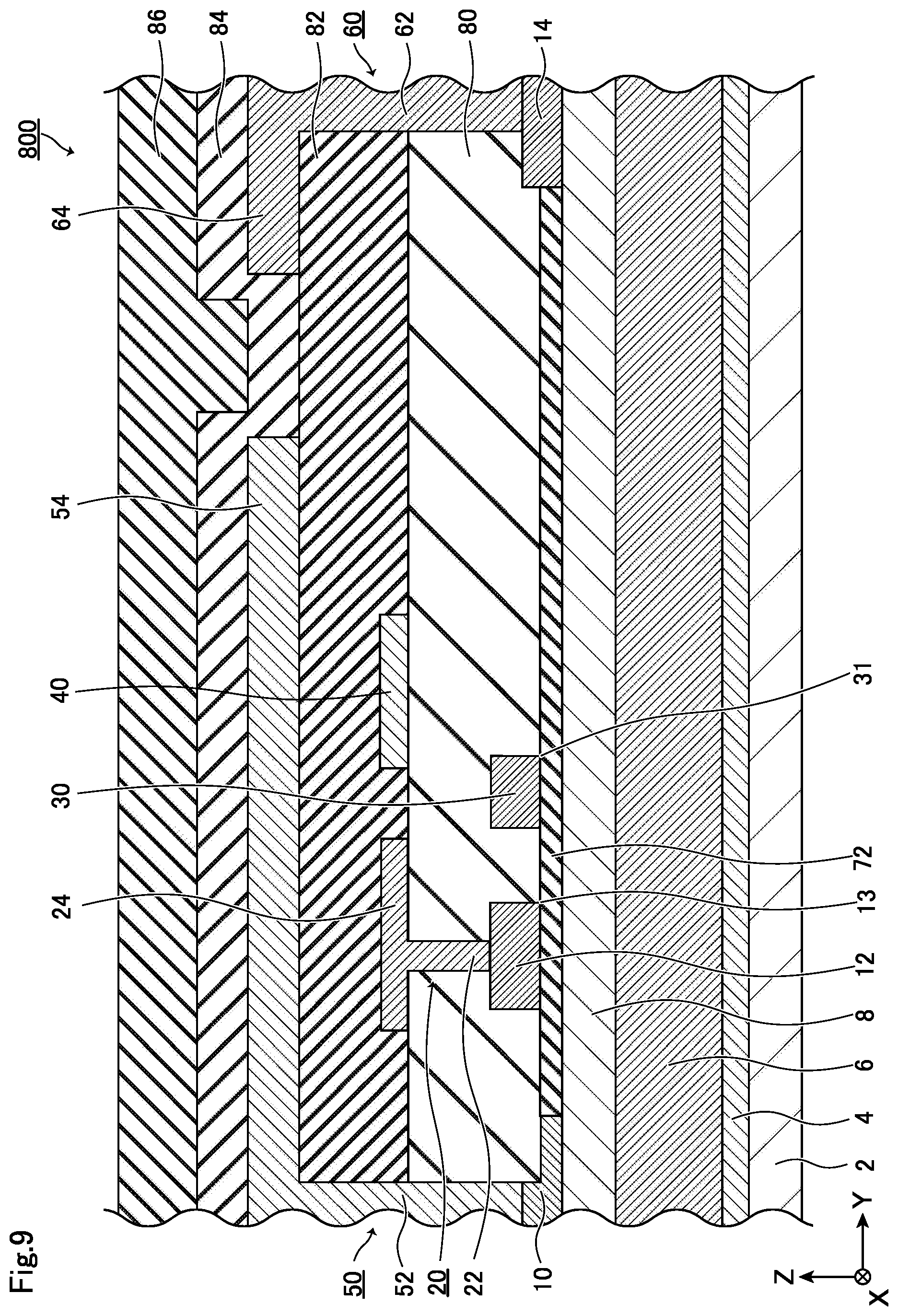 Patent US12328924 Figure 9 – Semiconductor device