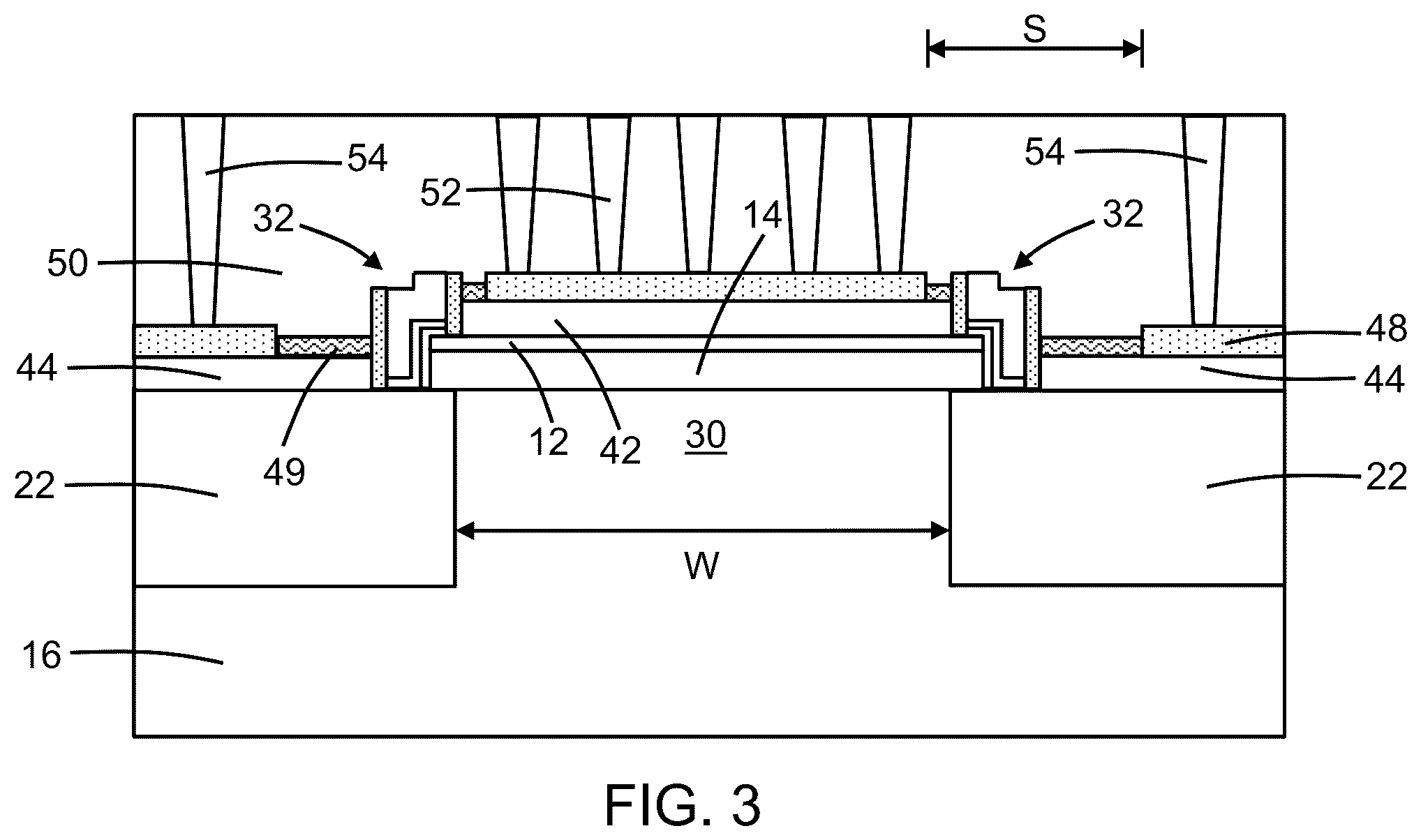 Patent US12328926 Figure 5 – Structures for a field-effect transistor that include a spacer structure