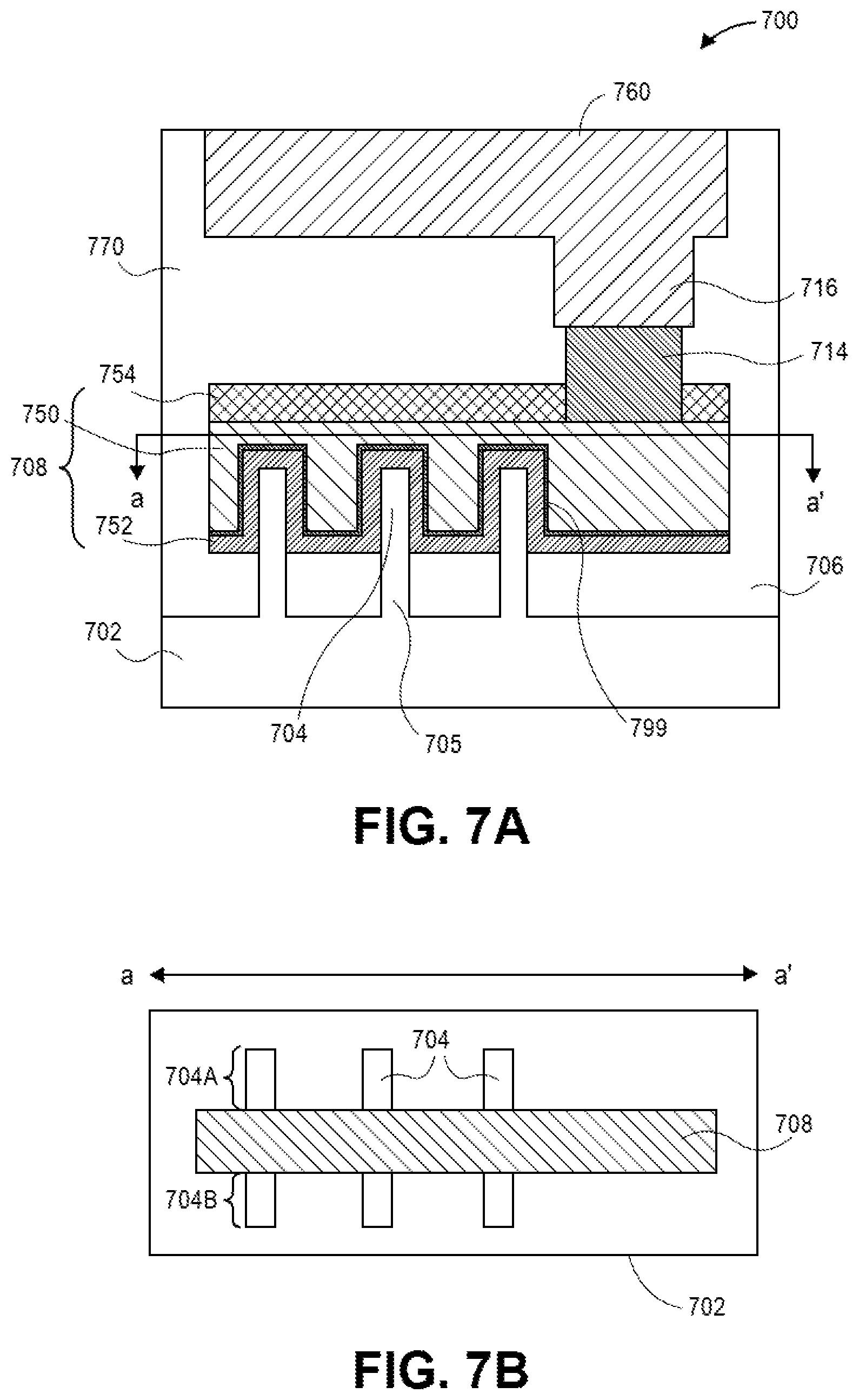 Patent US12328927 Figure 8 – Low resistance and reduced reactivity approaches for fabricating contacts and the resulting structures