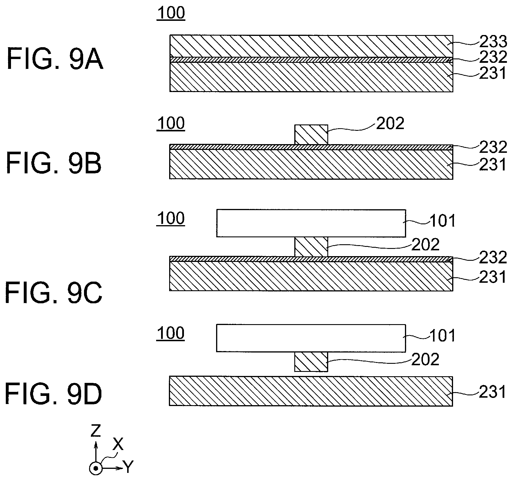 Patent US12328928 Figure 8 – Semiconductor element unit and method of manufacturing thereof, semiconductor element unit supply substrate, and semiconductor packaging circuit and method of manufacturing thereof