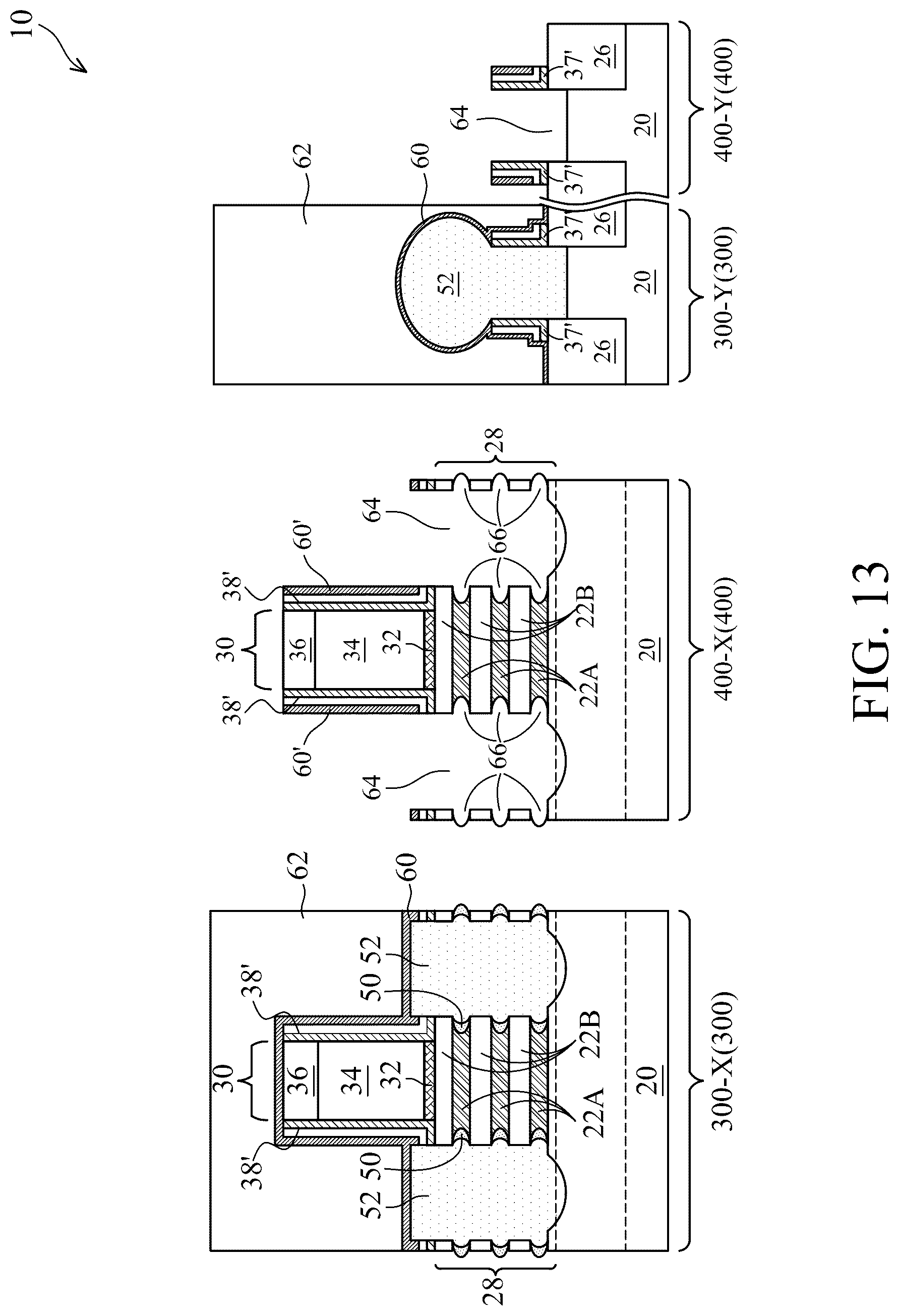 Patent US12328929 Figure 13 – Method of forming thin dummy sidewall spacers for transistors with reduced pitches