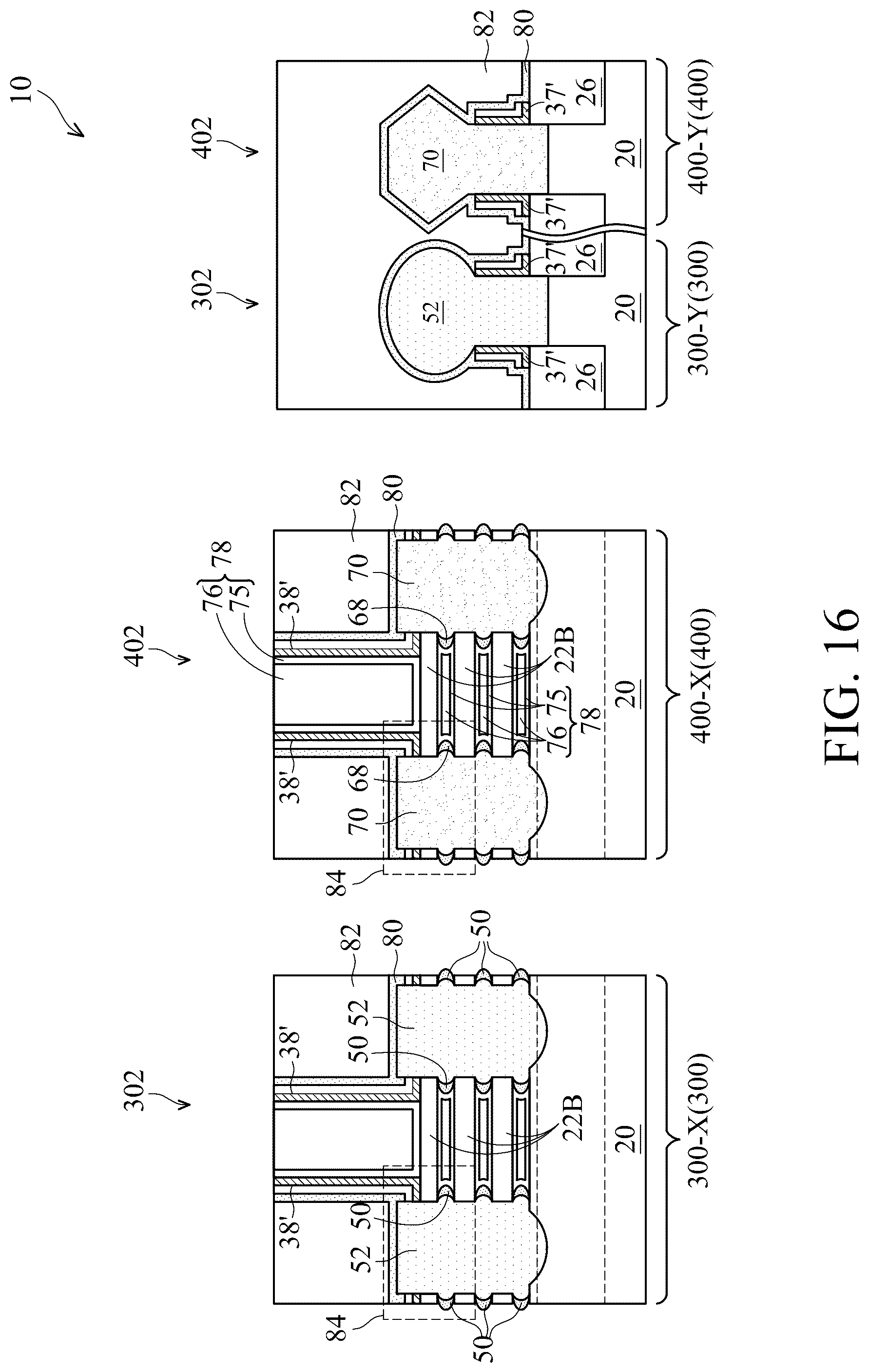 Patent US12328929 Figure 16 – Method of forming thin dummy sidewall spacers for transistors with reduced pitches