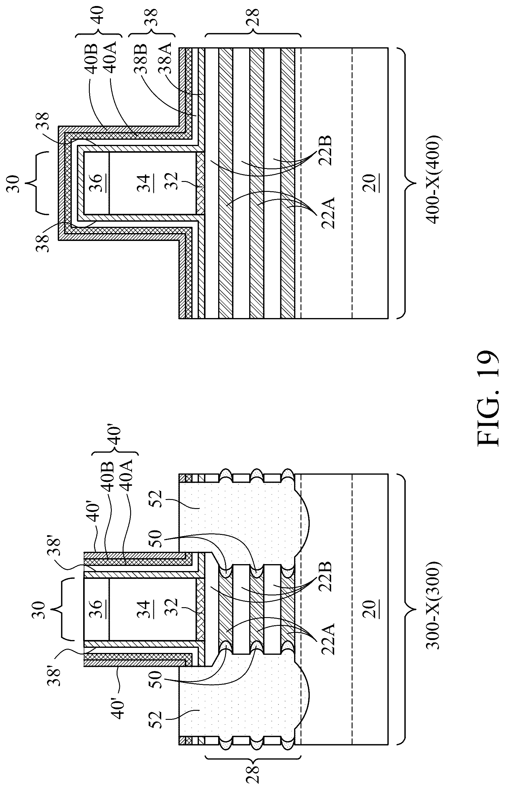 Patent US12328929 Figure 20 – Method of forming thin dummy sidewall spacers for transistors with reduced pitches