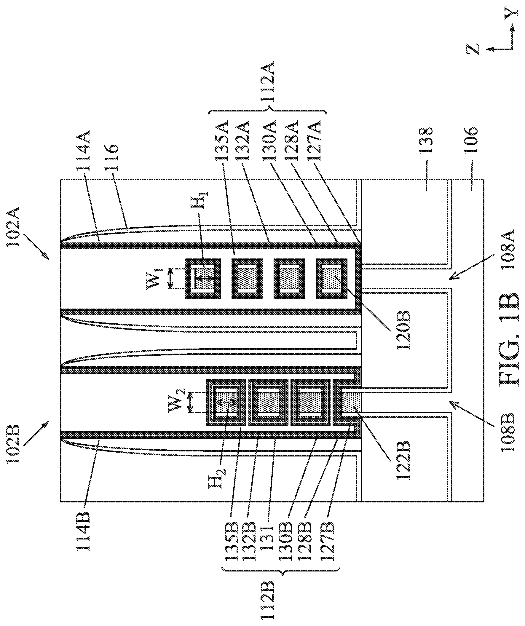 Patent US12328930 Figure 2 – Gate structures for semiconductor devices