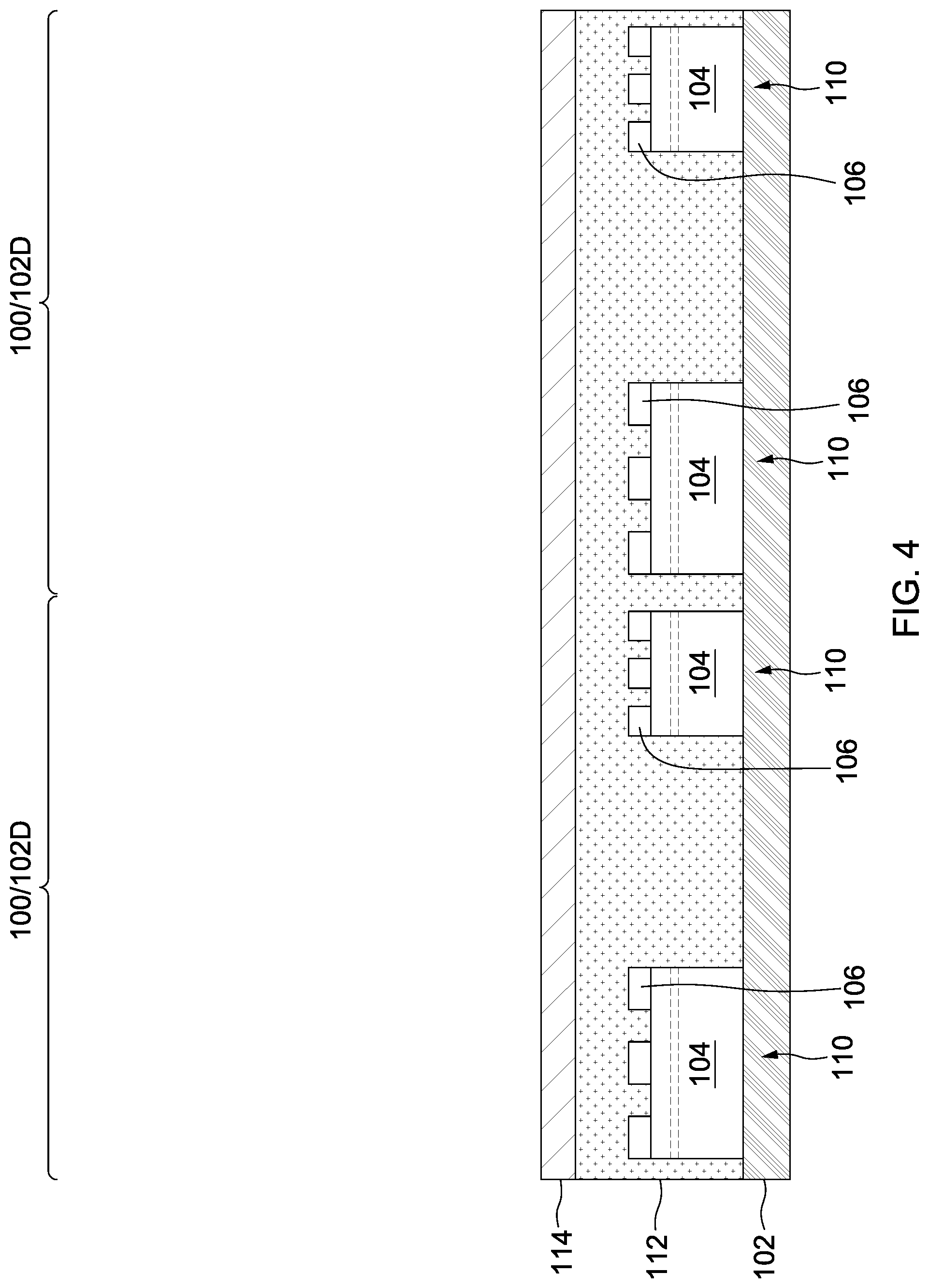 Patent US12328931 Figure 4 – Hybrid integrated circuit dies and methods of forming the same