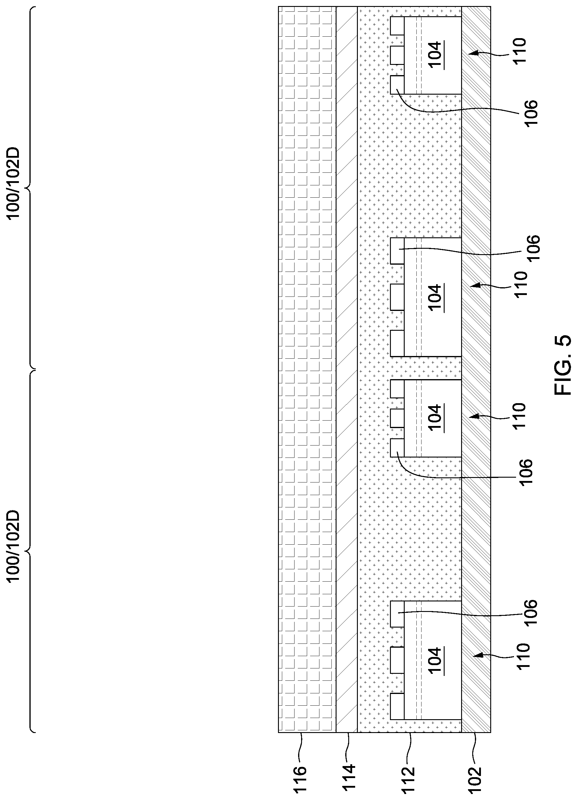 Patent US12328931 Figure 5 – Hybrid integrated circuit dies and methods of forming the same