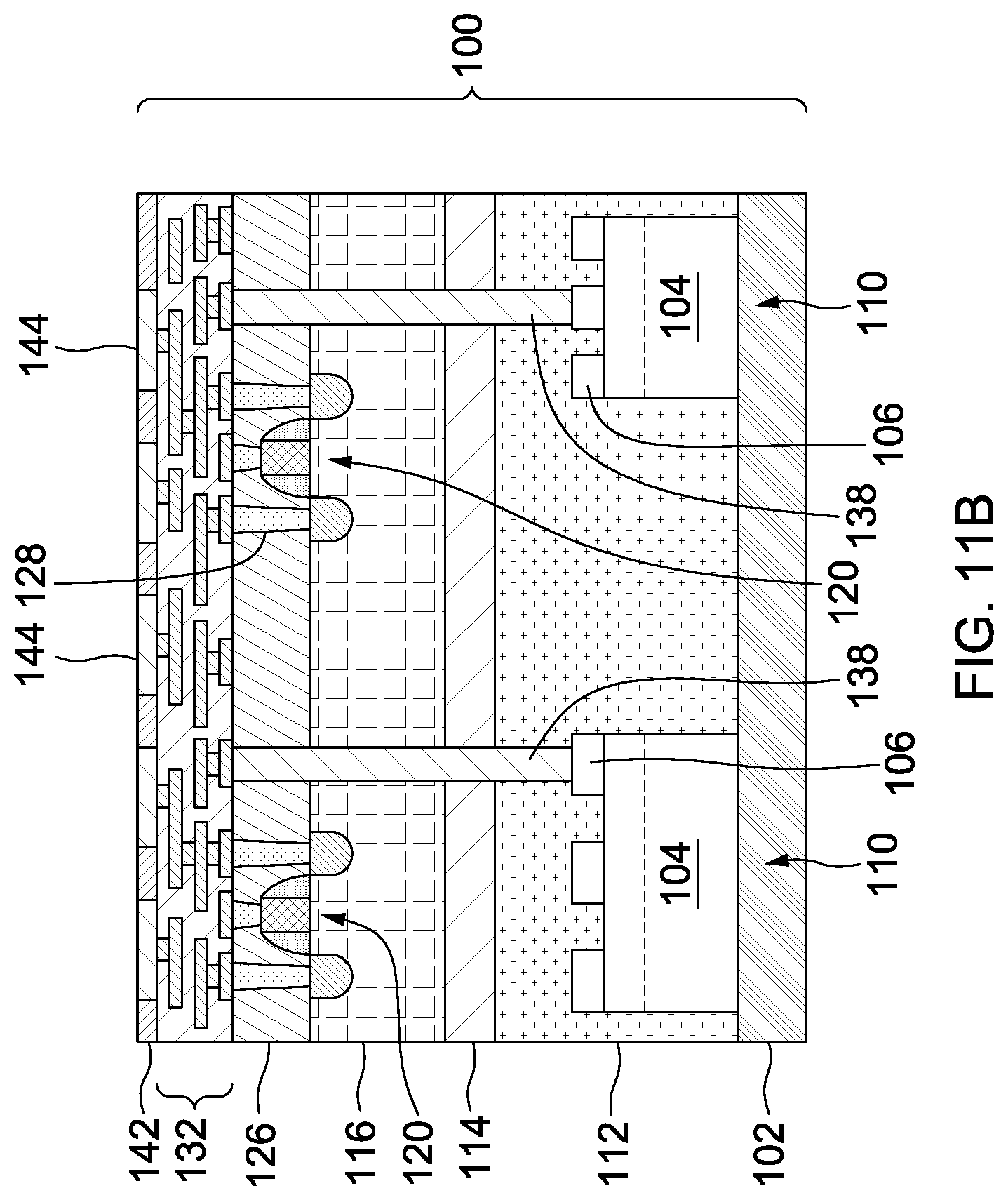 Patent US12328931 Figure 12 – Hybrid integrated circuit dies and methods of forming the same