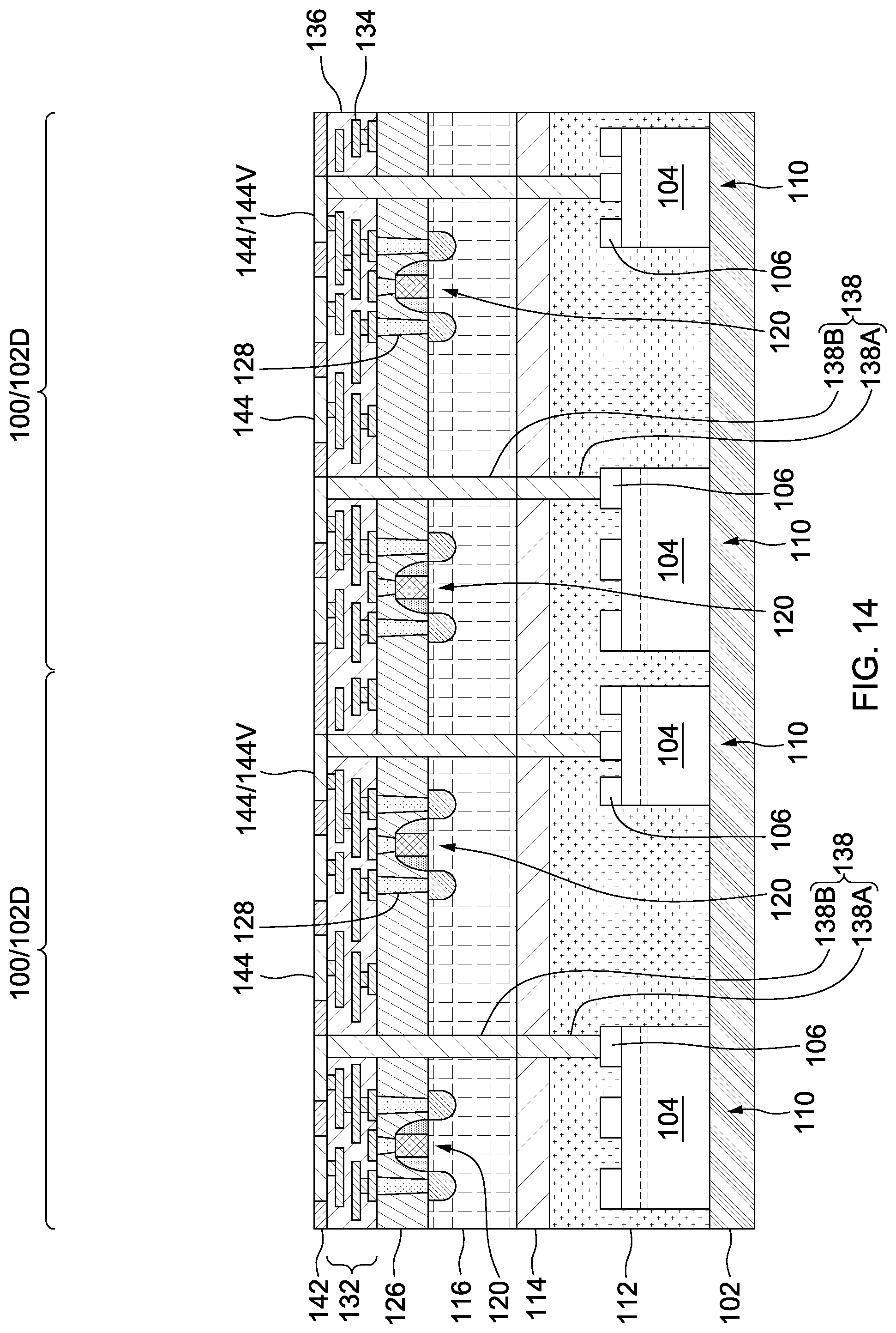 Patent US12328931 Figure 18 – Hybrid integrated circuit dies and methods of forming the same