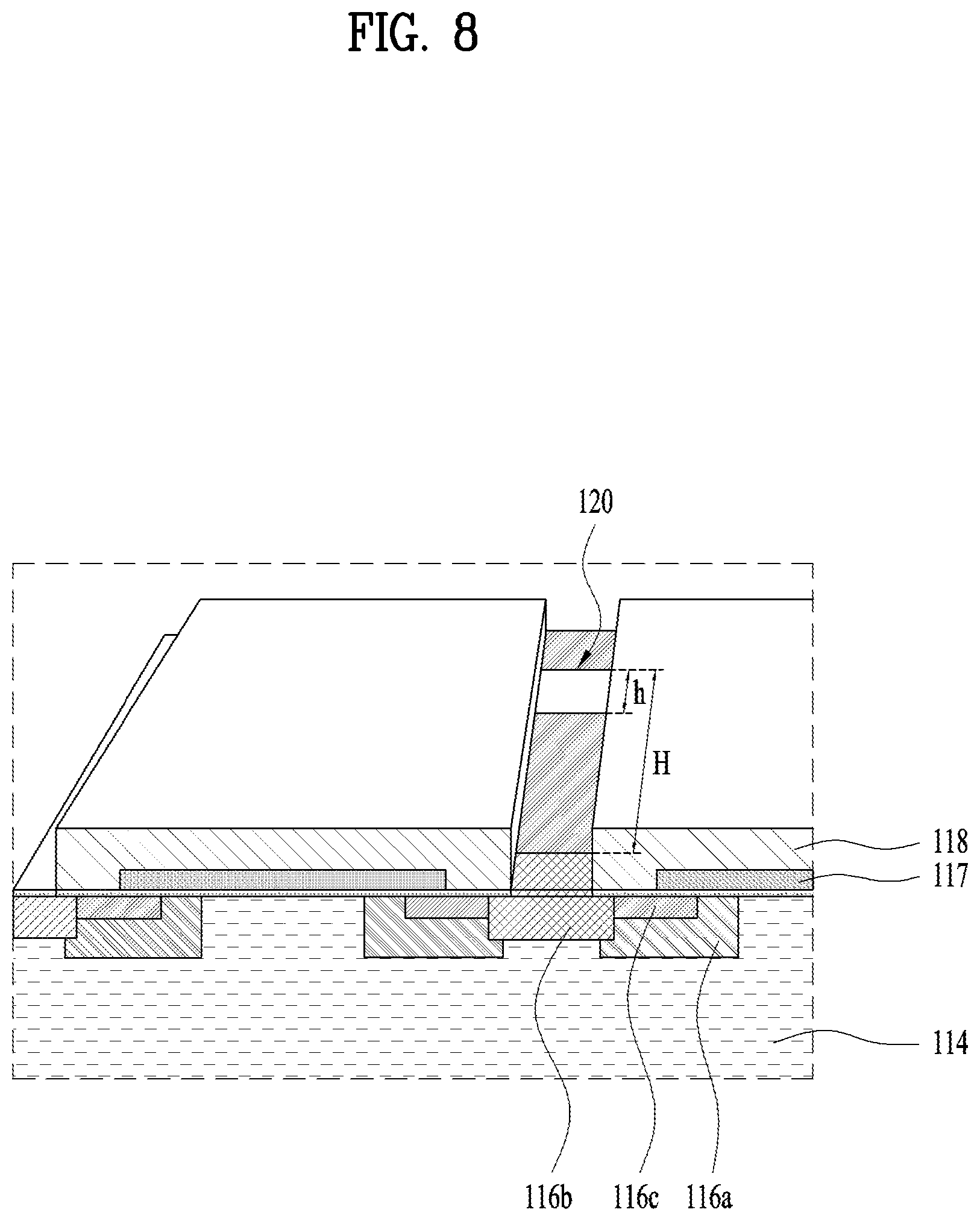 Patent US12328932 Figure 8 – Metal-oxide semiconductor field effect transistor device and manufacturing method therefor