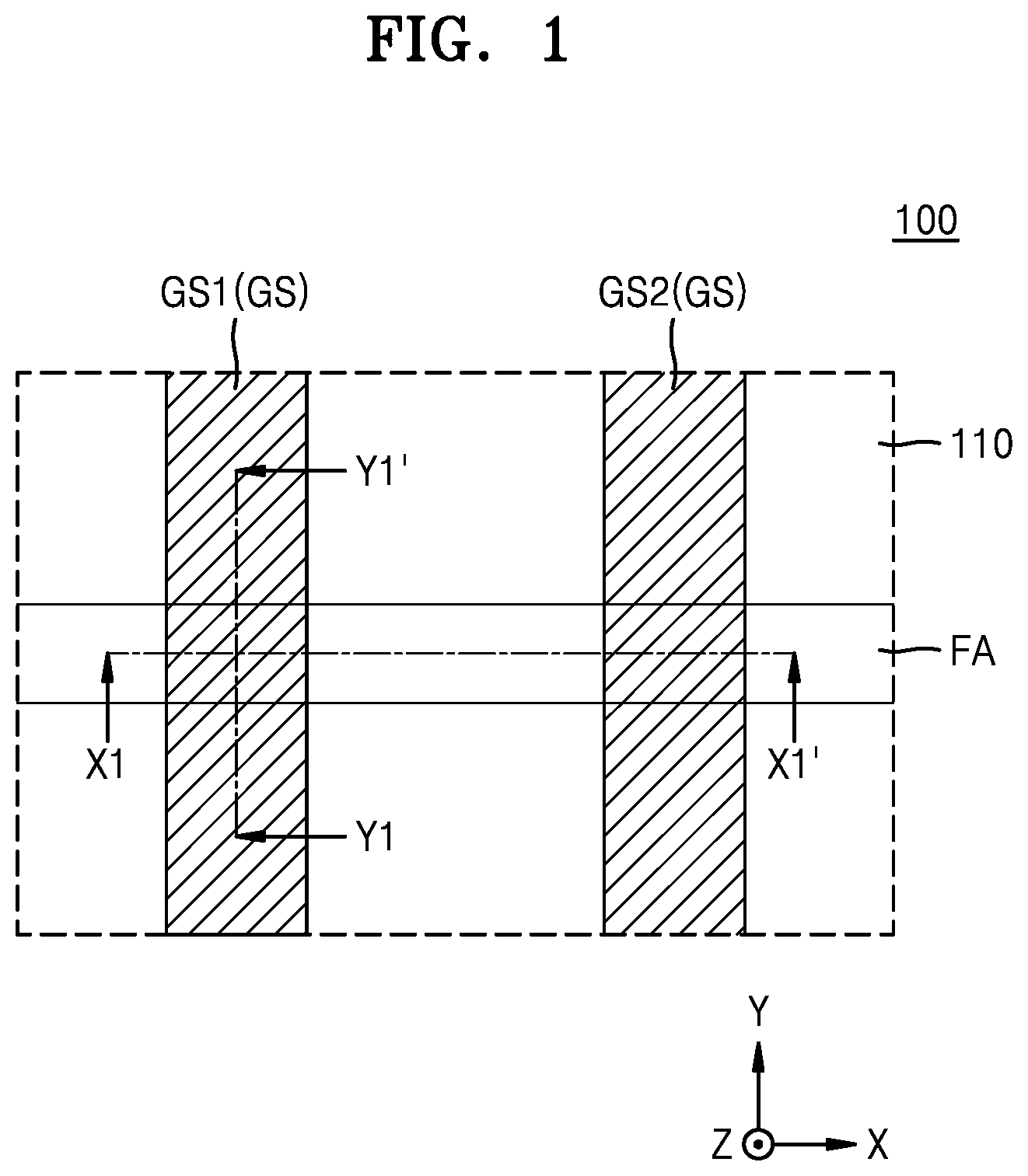 Patent US12328937 Figure 1 – Integrated circuit devices and methods of manufacturing the same