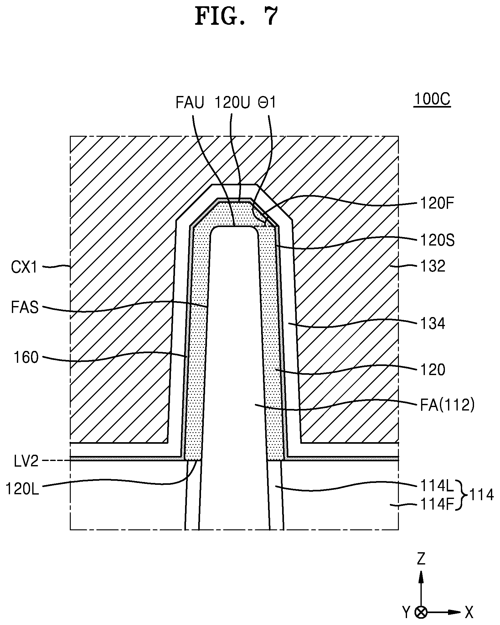 Patent US12328937 Figure 7 – Integrated circuit devices and methods of manufacturing the same