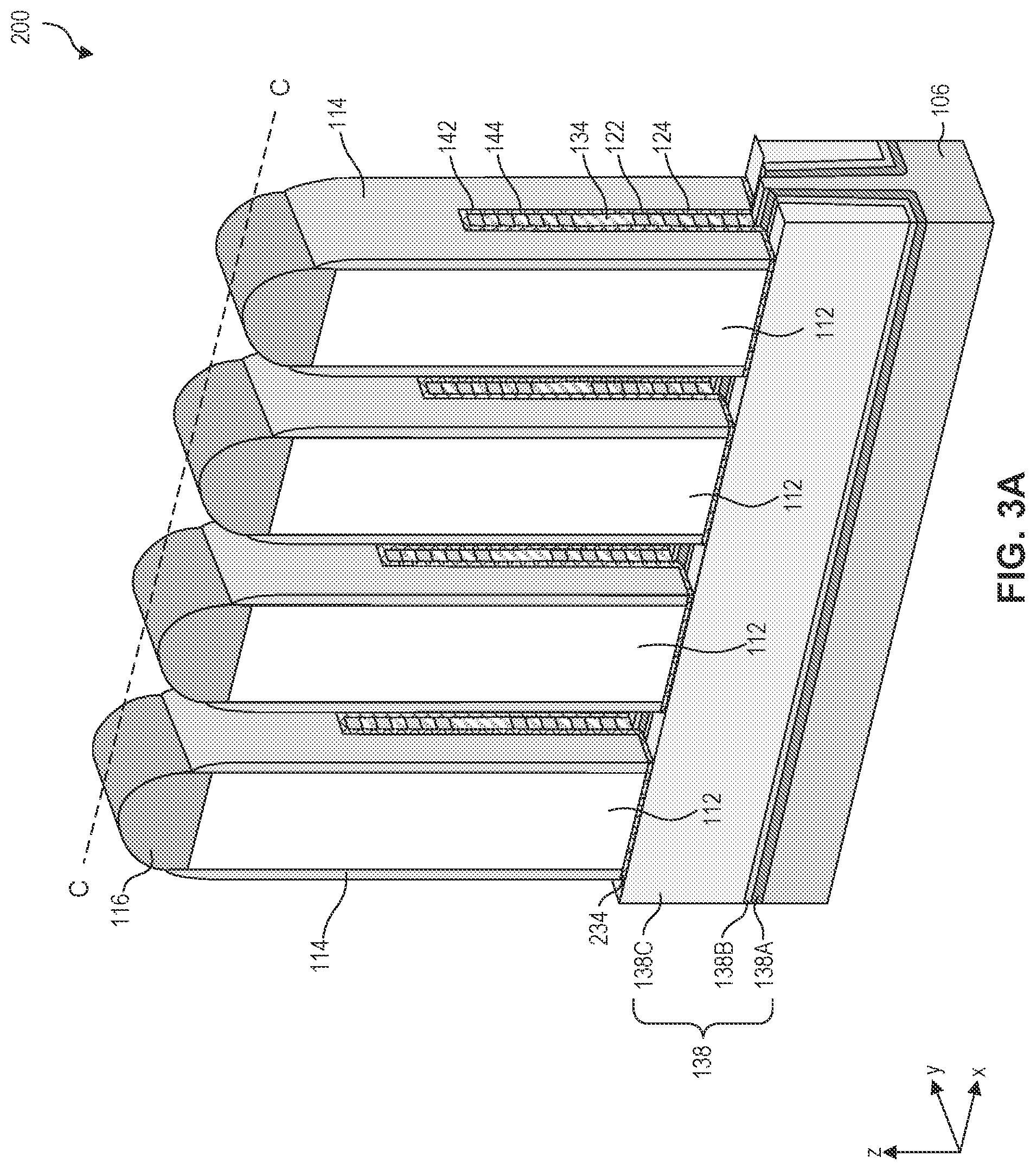 Patent US12328938 Figure 3 – Gate structures for stacked semiconductor devices