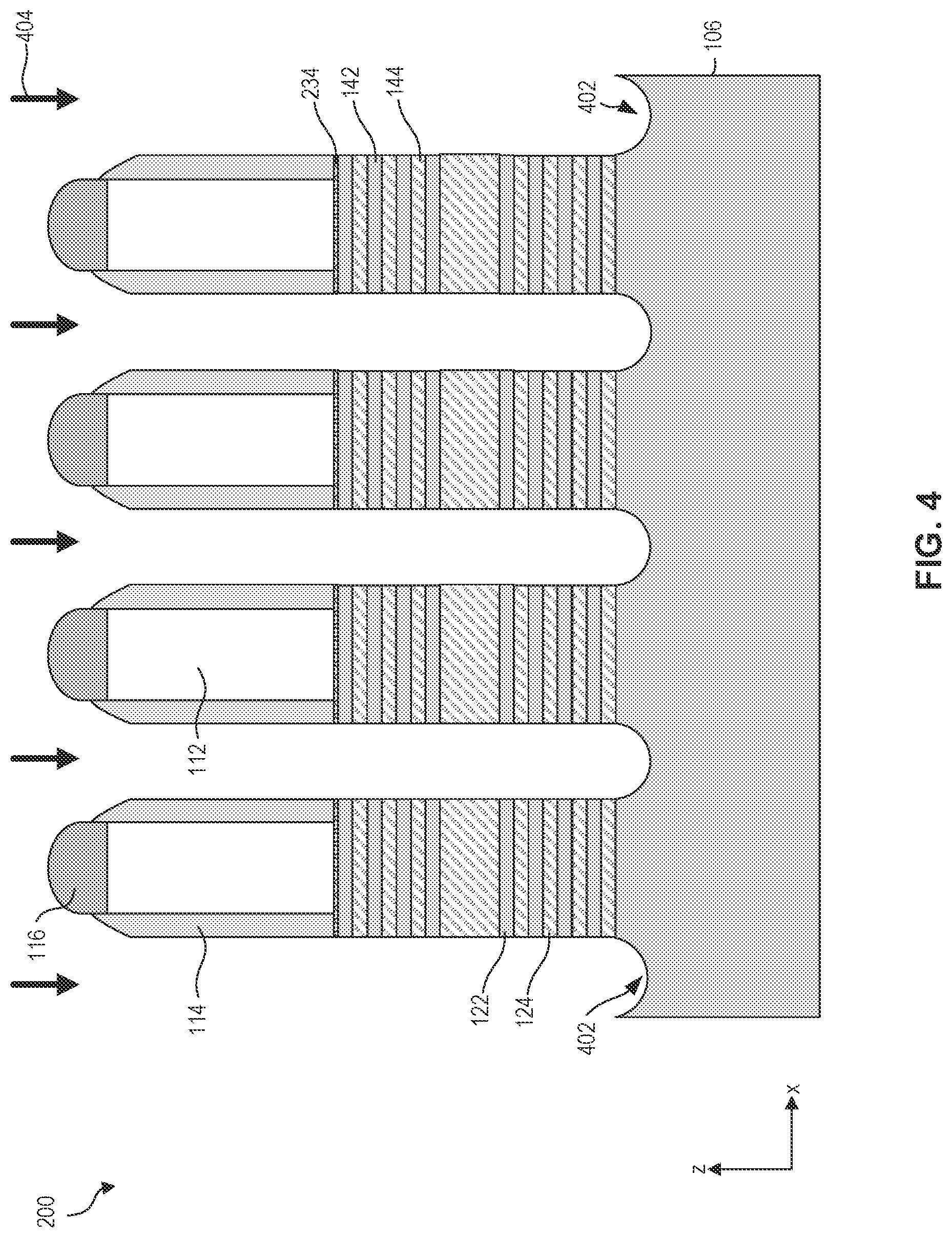 Patent US12328938 Figure 5 – Gate structures for stacked semiconductor devices
