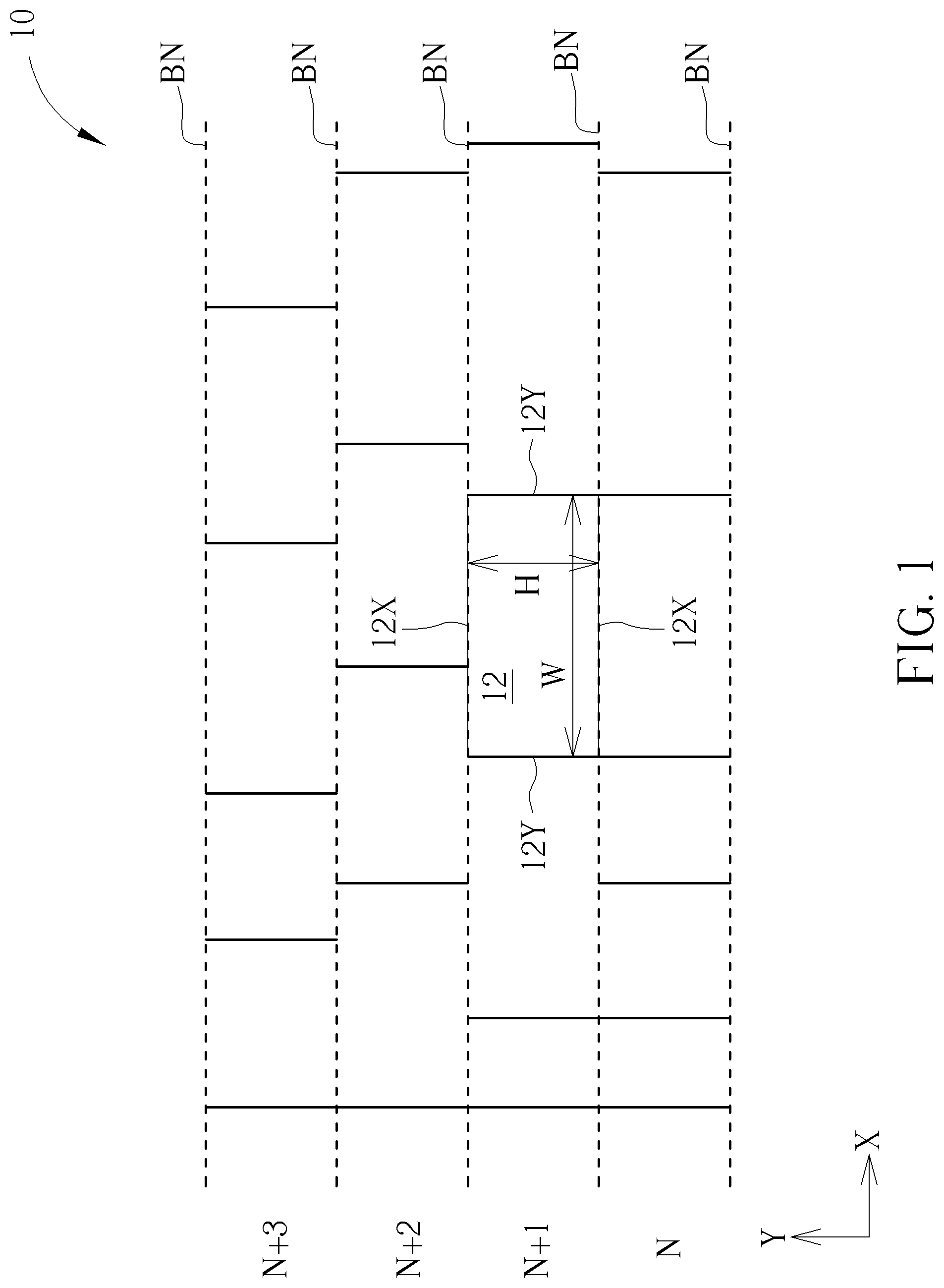 Patent US12328944 Figure 1 – Layout of integrated circuit
