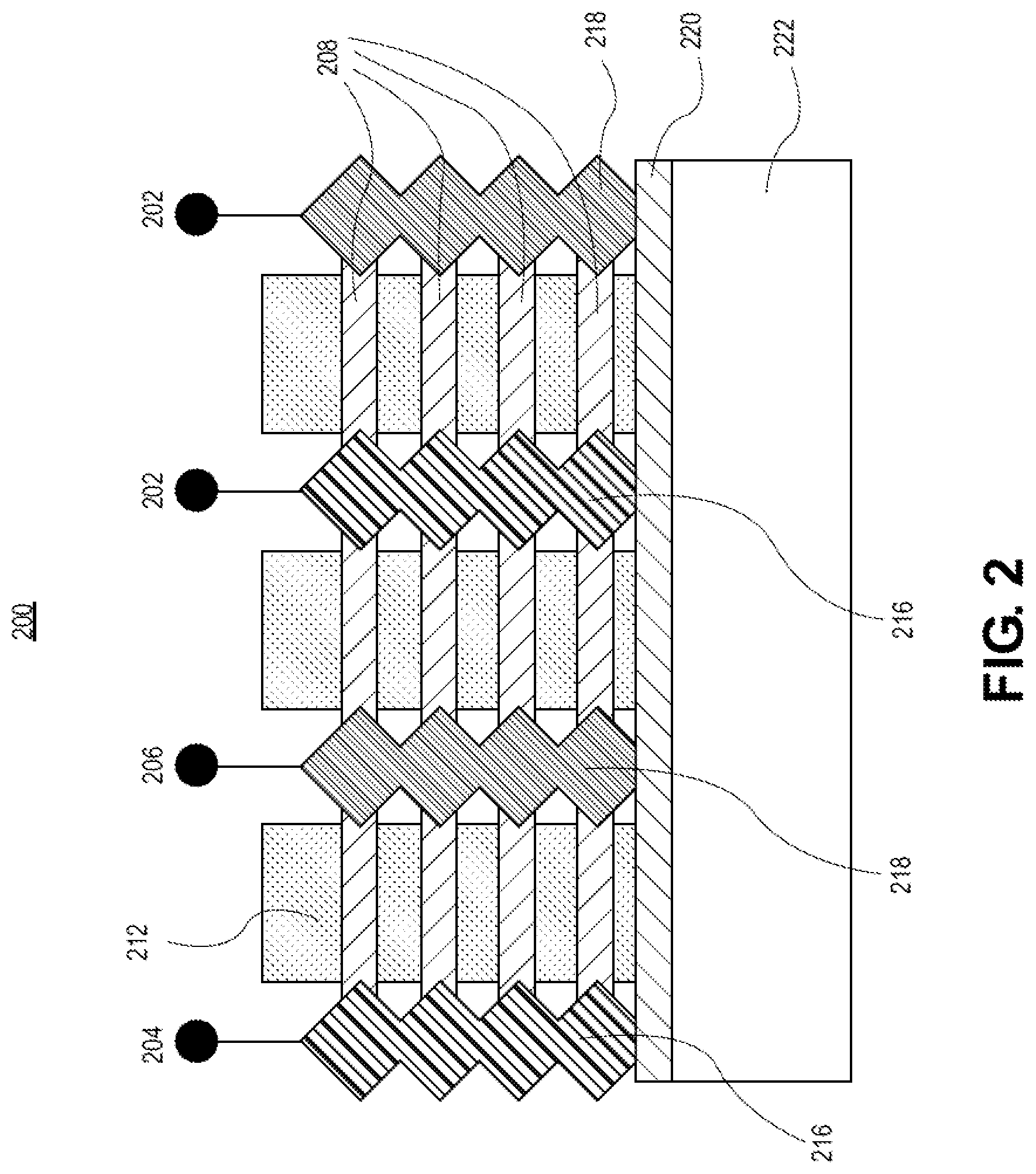 Patent US12328947 Figure 4 – Substrate-less silicon controlled rectifier (SCR) integrated circuit structures