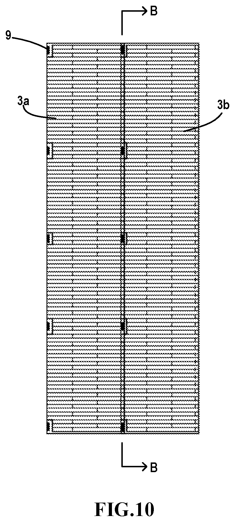 Patent US12328952 Figure 12 – Large cell sheets, solar cells, shingled solar module, and manufacturing method thereof