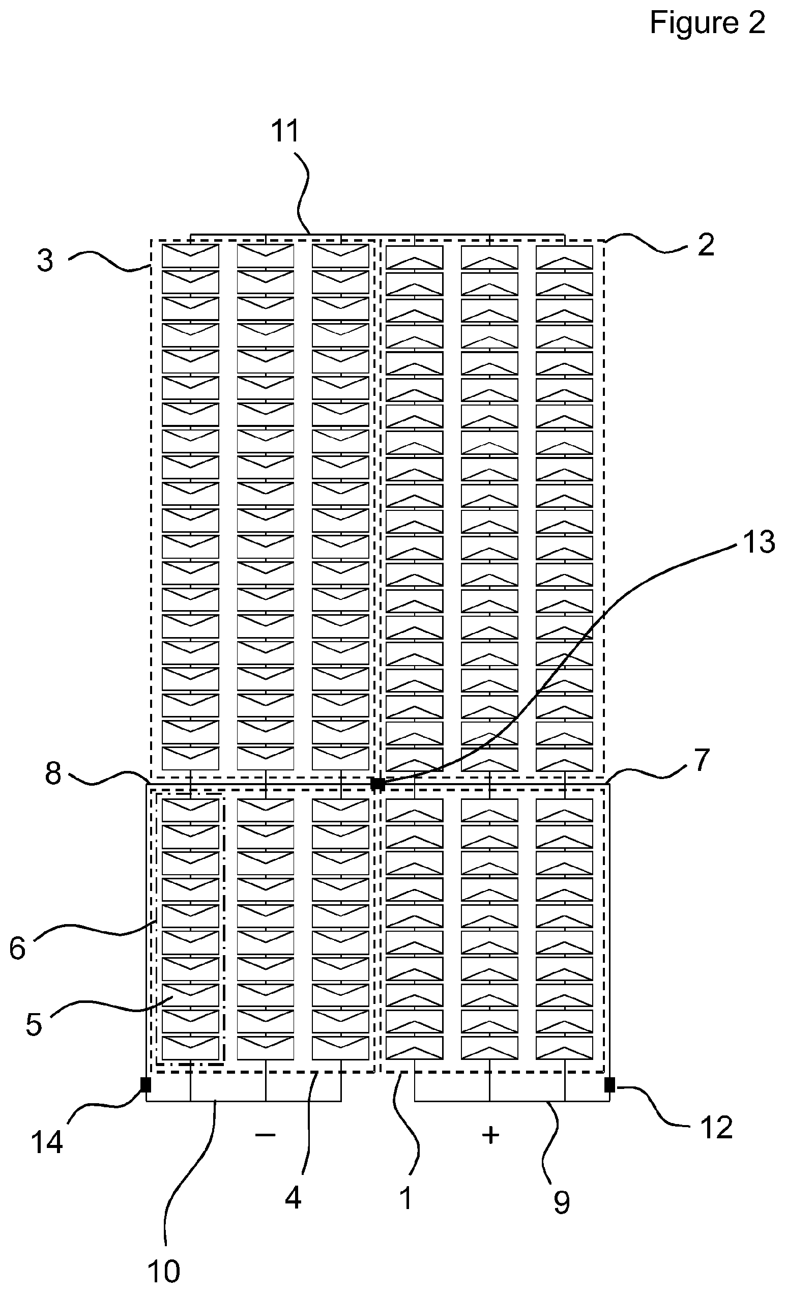 Patent US12328953 Figure 2 – Solar cell module