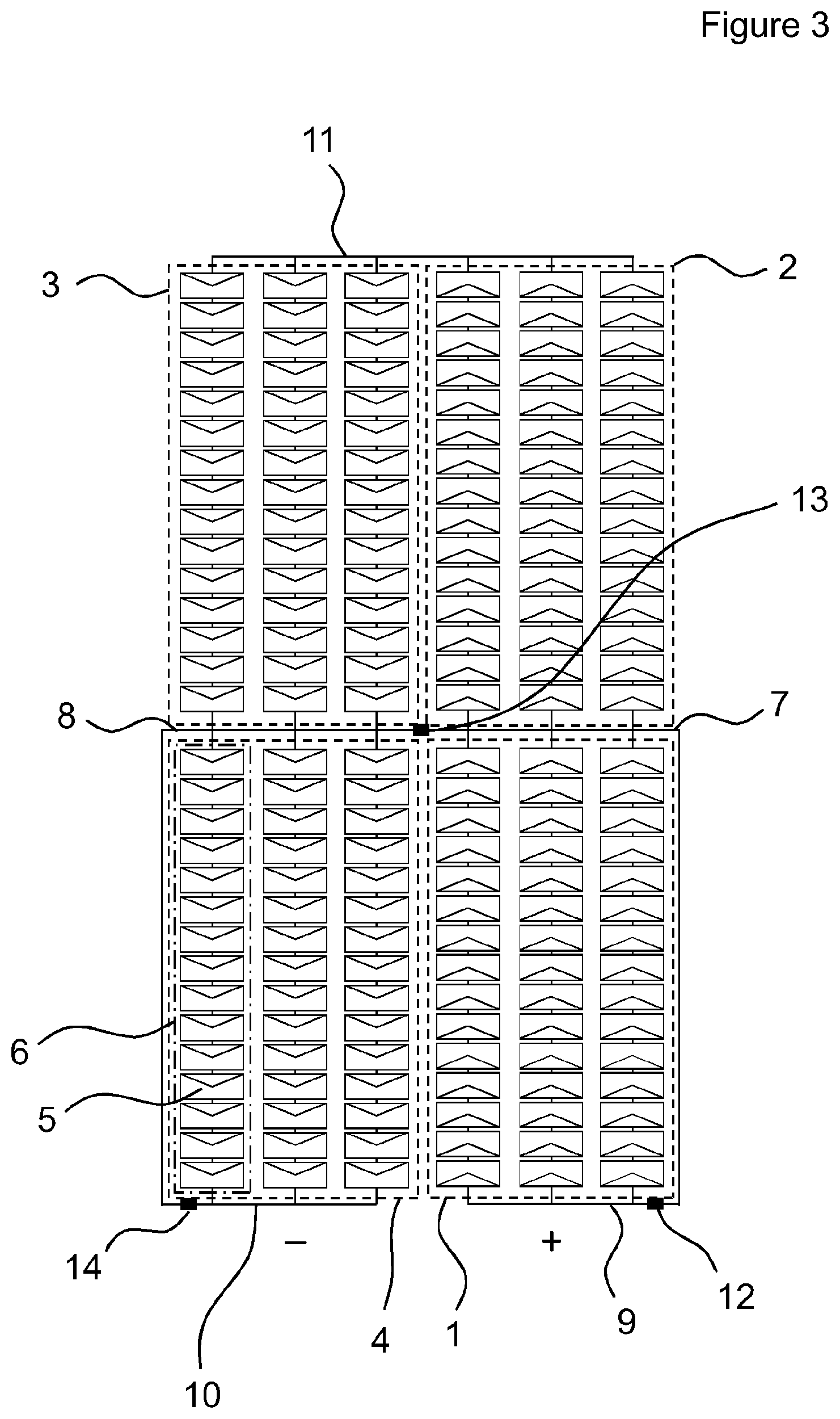 Patent US12328953 Figure 3 – Solar cell module
